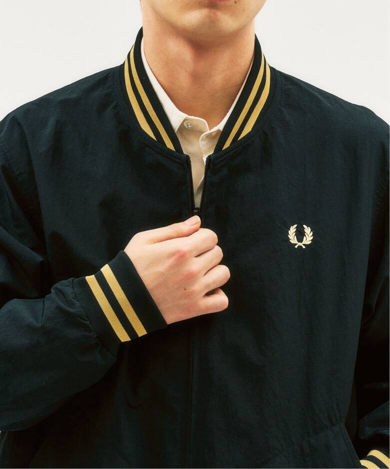 FRED PERRY / フレッドペリー417別注 Tennis Bomberブルゾン（ナイロン 
