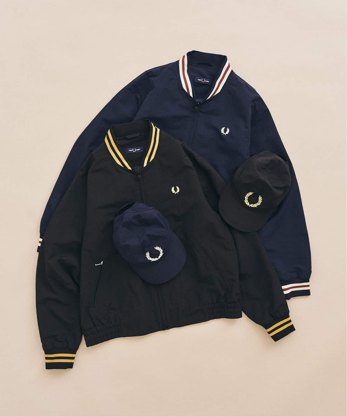 FRED PERRY / フレッドペリー417別注 Tennis Bomberブルゾン（ナイロン