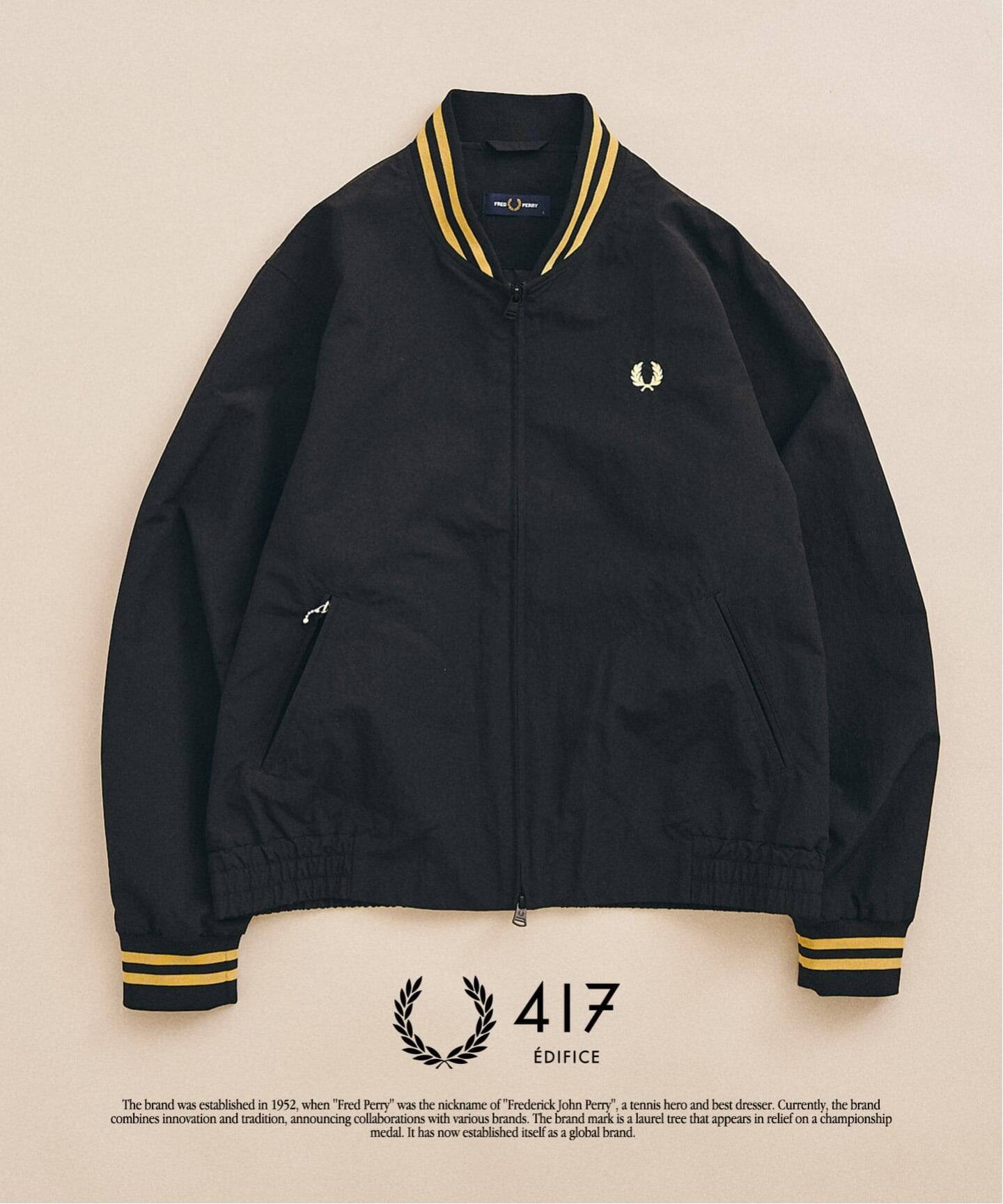 FRED PERRY / フレッドペリー417別注 Tennis Bomberブルゾン（ナイロン 