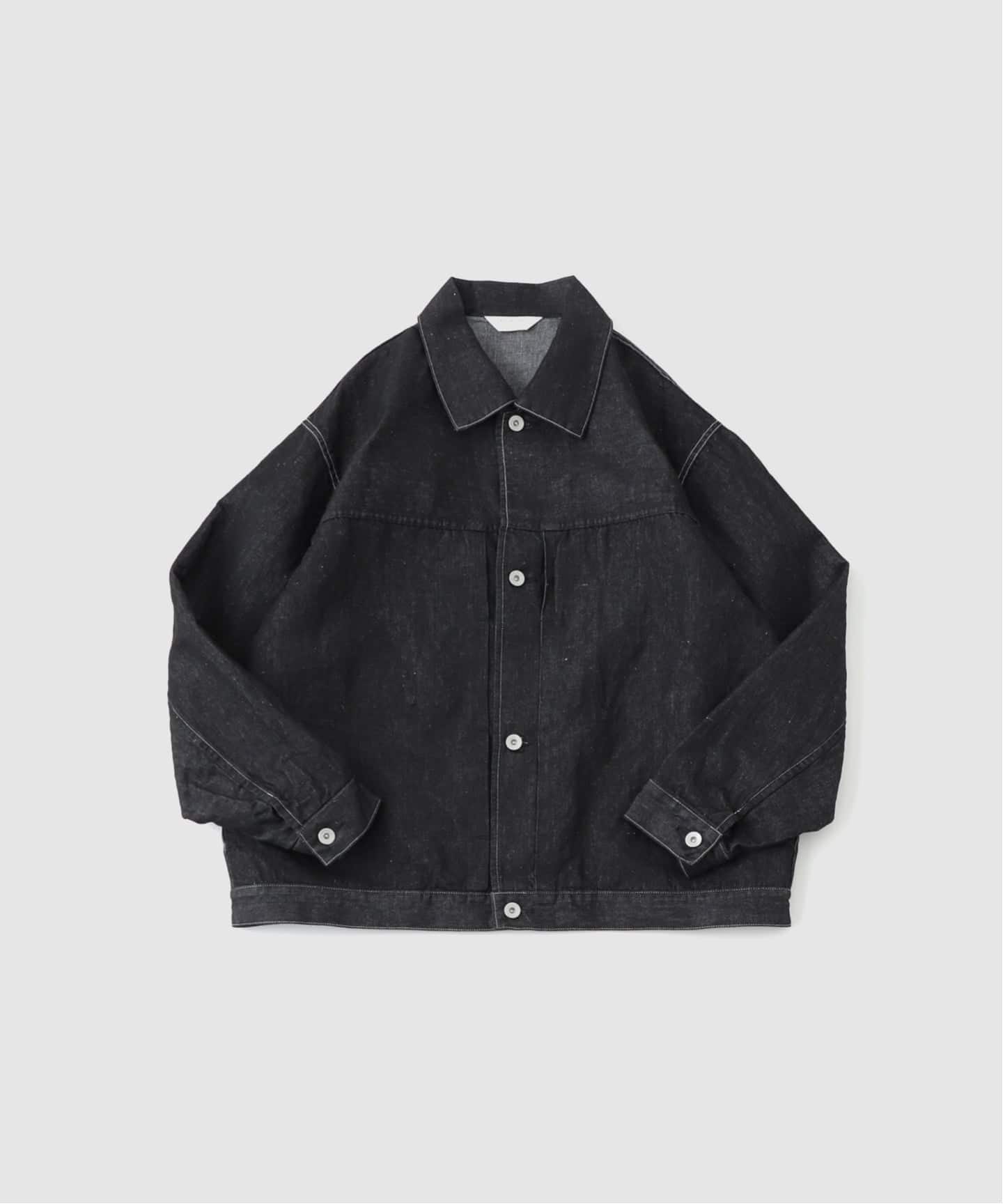 STILL BY HAND/スティルバイハンド　ヘンプミックスデニムブルゾン STILL BY HAND / スティルバイハンド Hemp mixed denim blouson