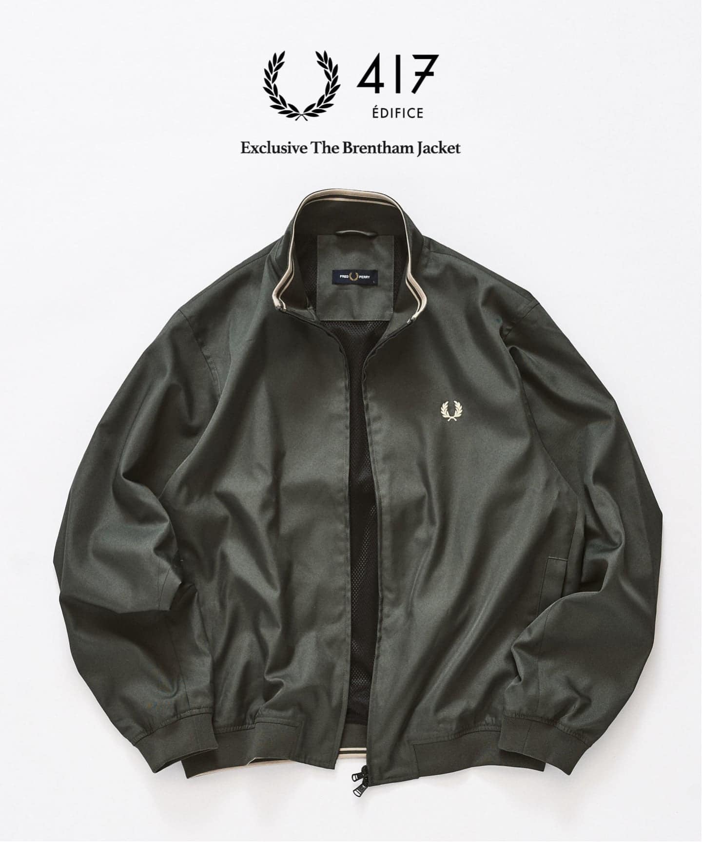 FRED PERRY × 417 ブレンサムジャケット（ナイロンジャケット）｜417