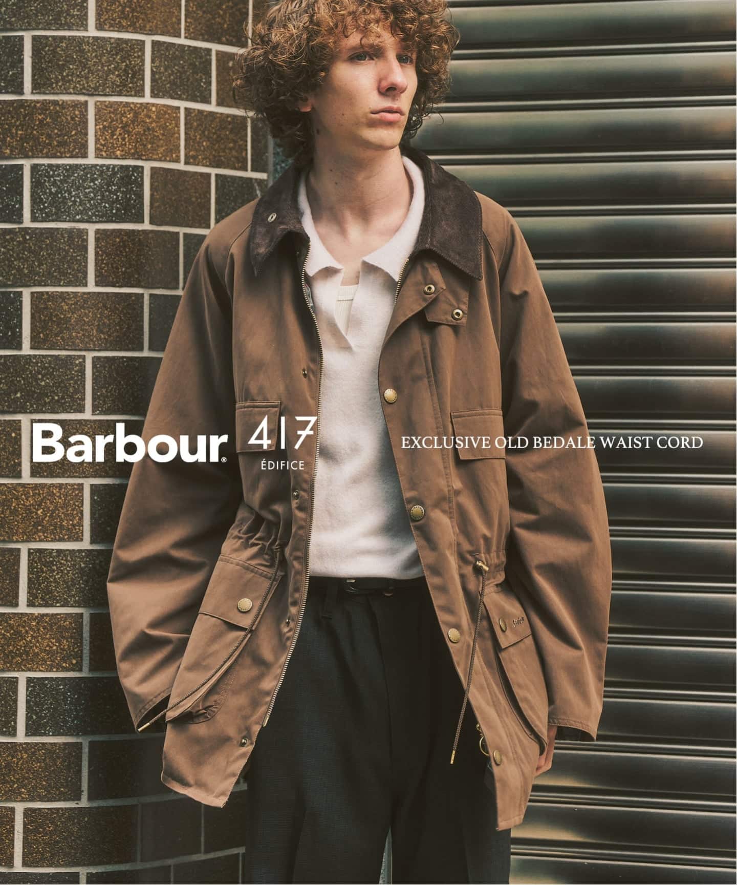 BARBOUR 417別注 OLD BEDALE waist cord（ナイロンジャケット）｜417