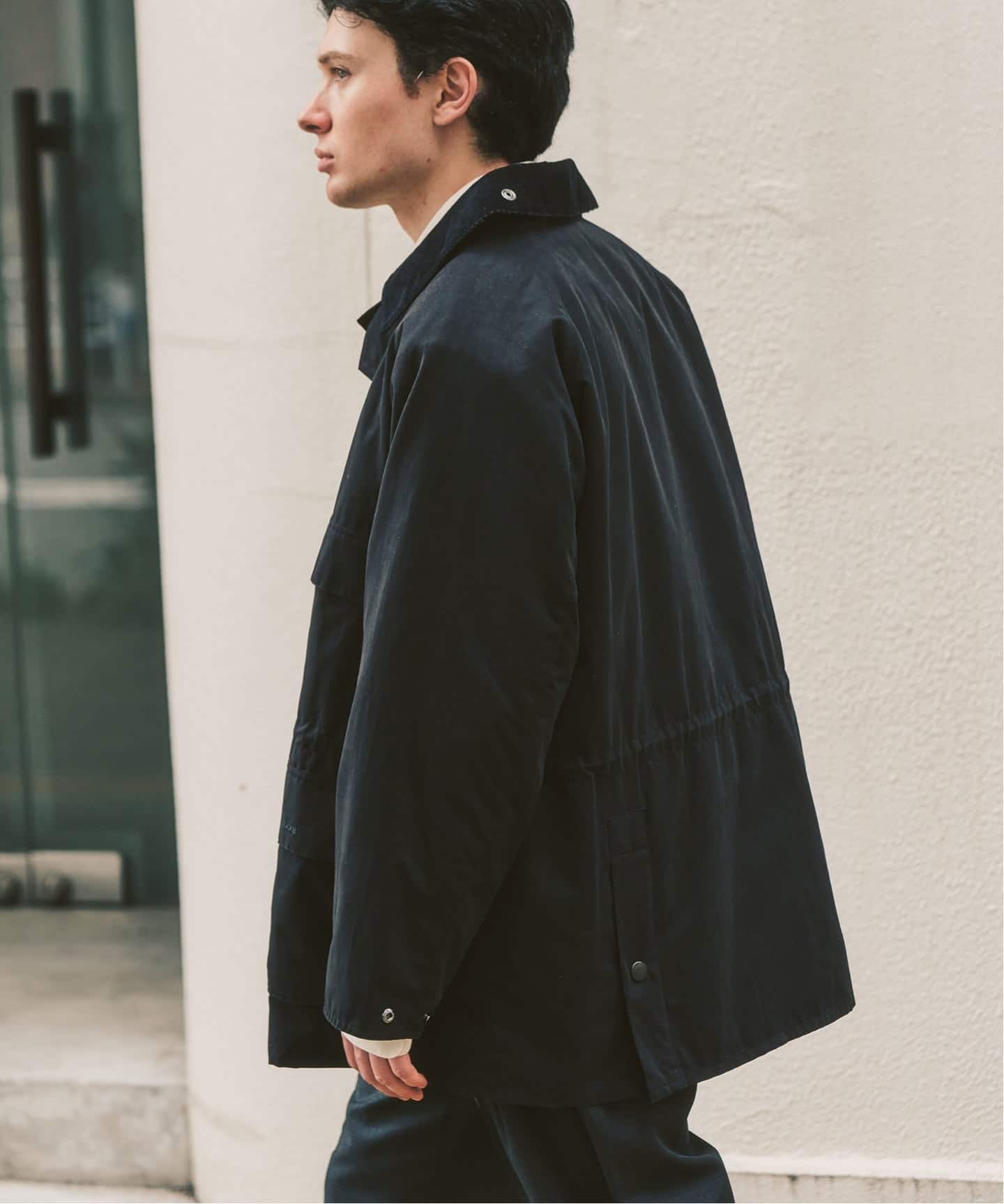 BARBOUR 417別注 OLD BEDALE waist cord（ナイロンジャケット）｜417