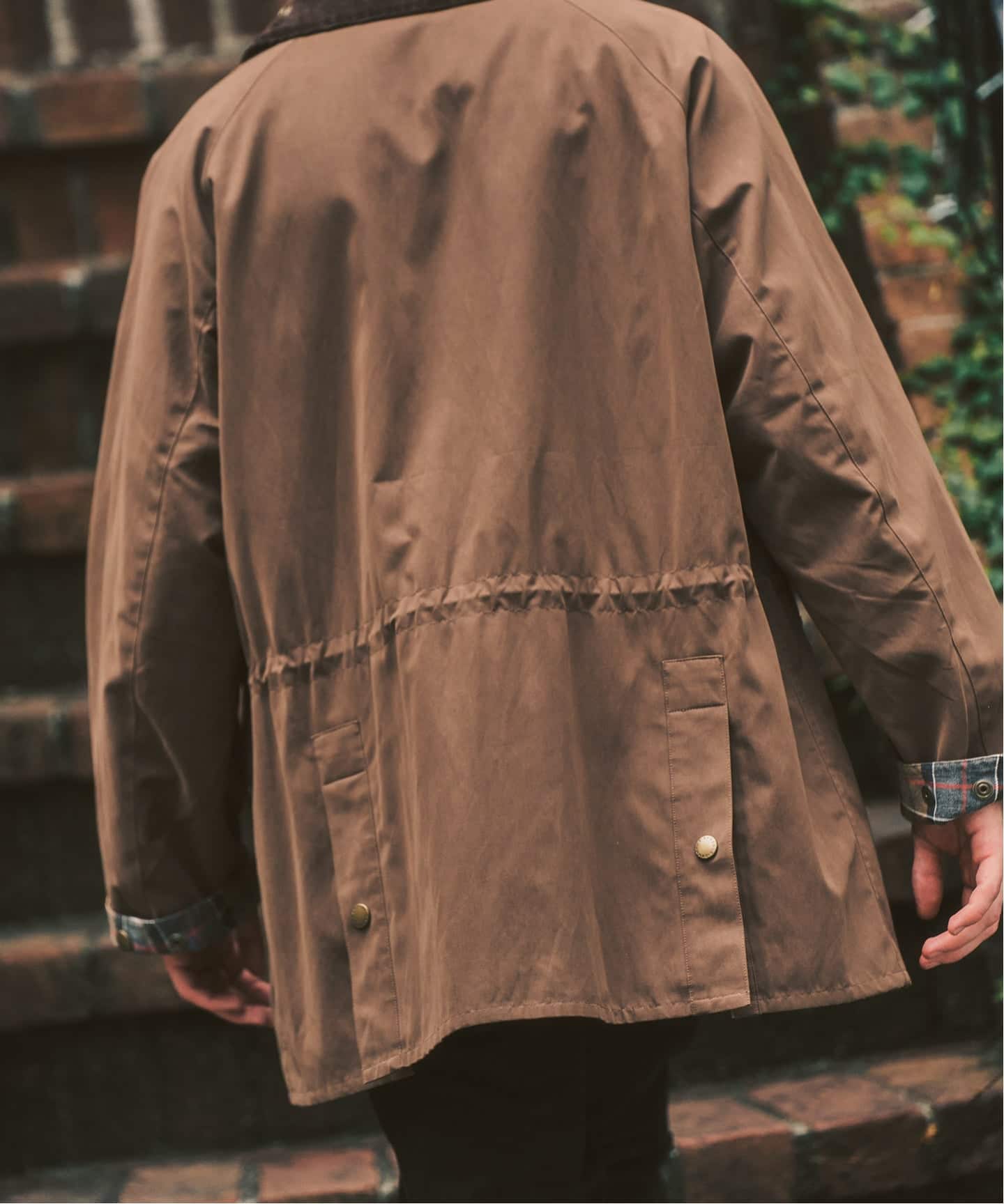 BARBOUR 417別注 OLD BEDALE waist cord（ナイロンジャケット）｜417