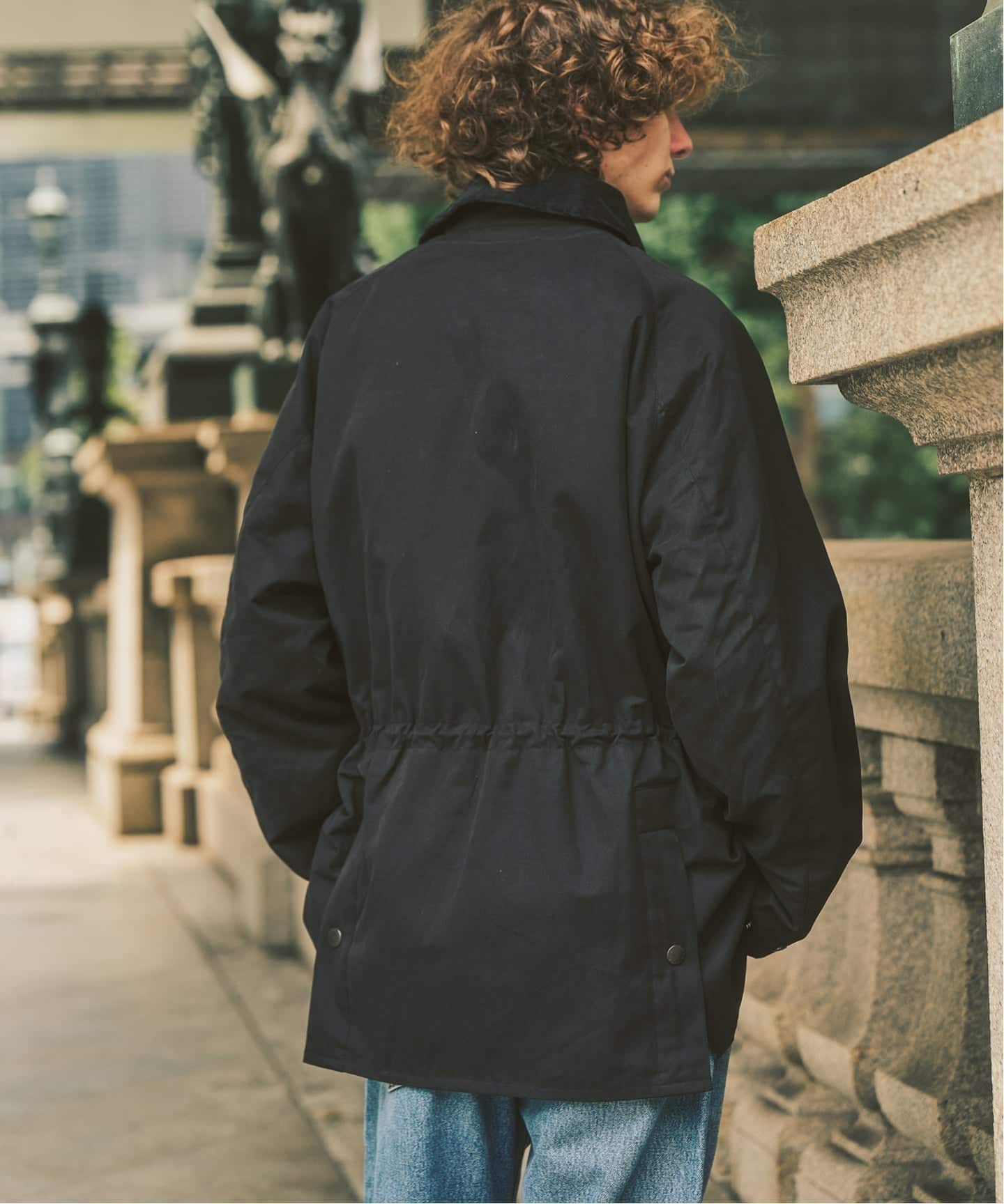 BARBOUR 417別注 OLD BEDALE waist cord（ナイロンジャケット）｜417
