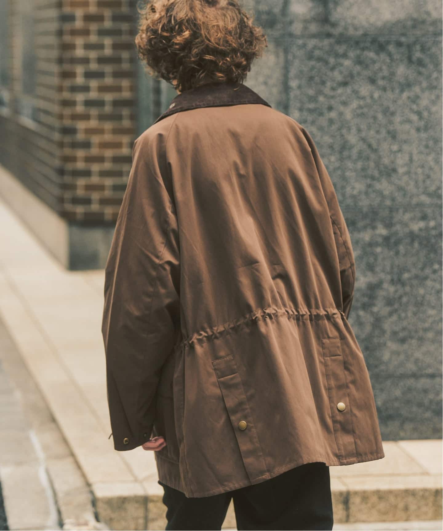 BARBOUR 417別注 OLD BEDALE waist cord（ナイロンジャケット）｜417