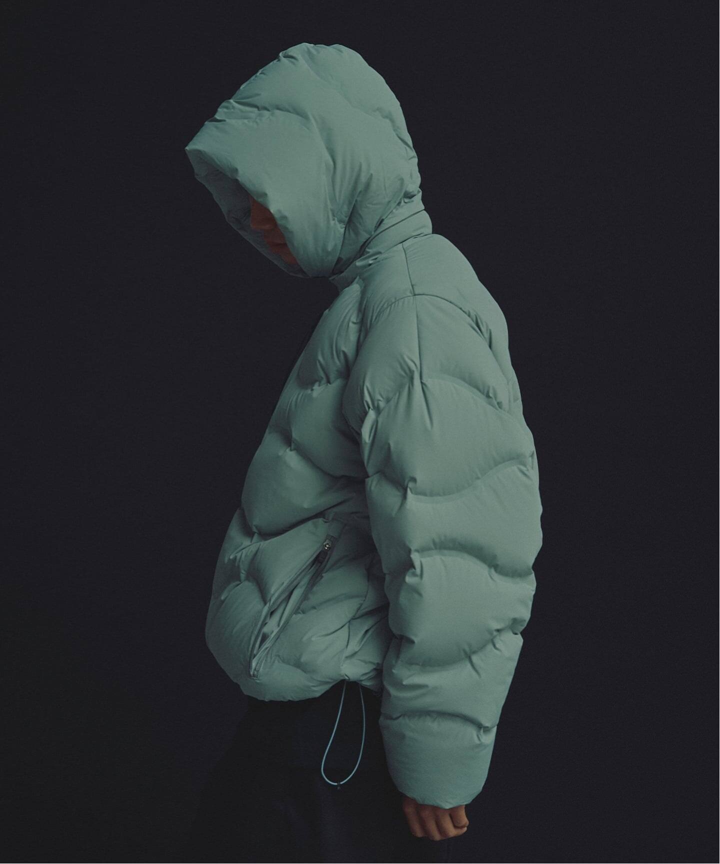 POLIQUANT × TAION】THE HOODED ACTIVE DOWN JACKET（ダウンジャケット