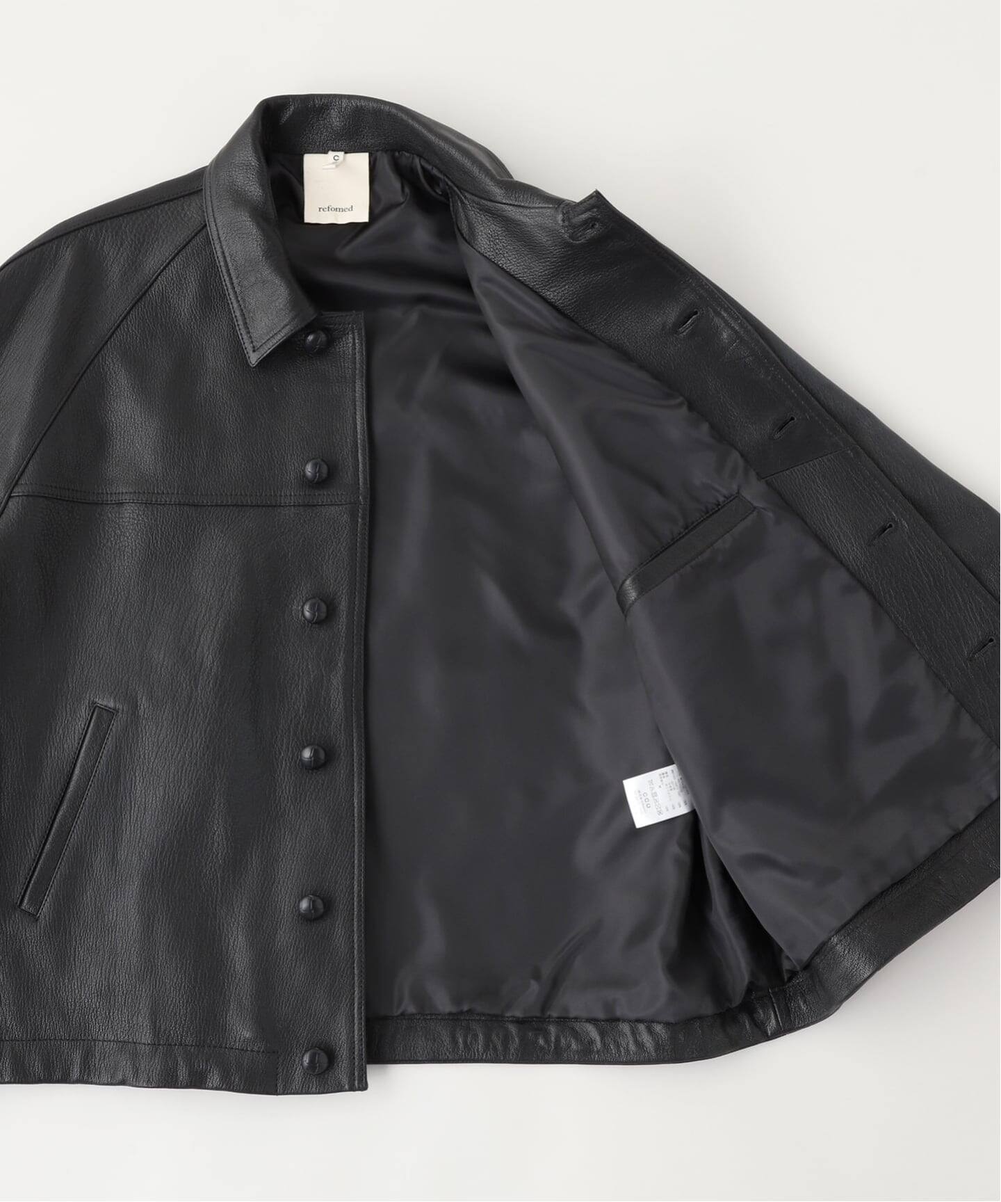 CCU x refomed BLOUSON レザーワークジャケット refomed / リフォメッド×CCU / シーシーユー LEATHER FORMAN JACKET