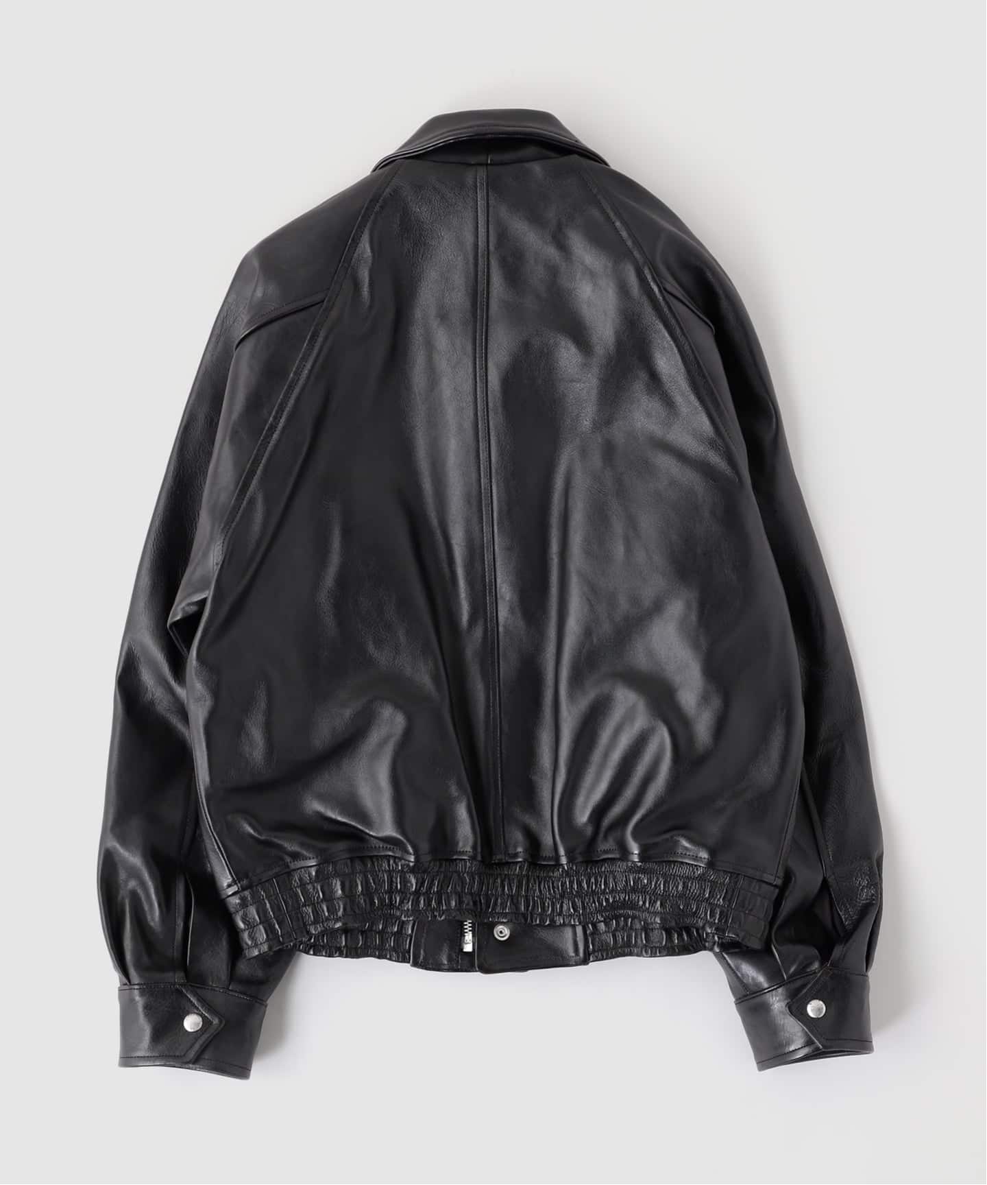 SUGARHILL / シュガーヒル SHRINK BOMBER JACKET（レザージャケット