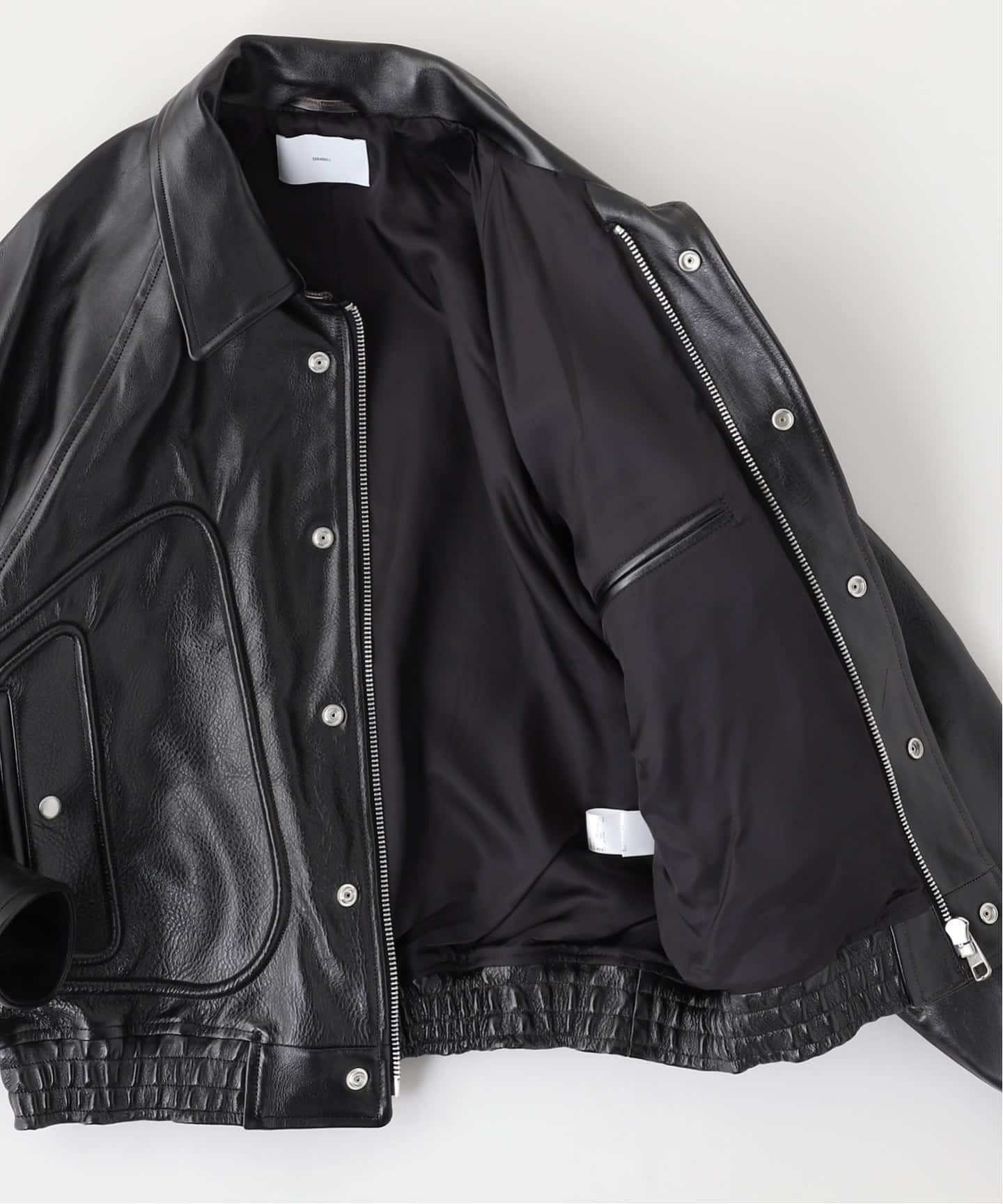 SUGARHILL / シュガーヒル SHRINK BOMBER JACKET（レザージャケット