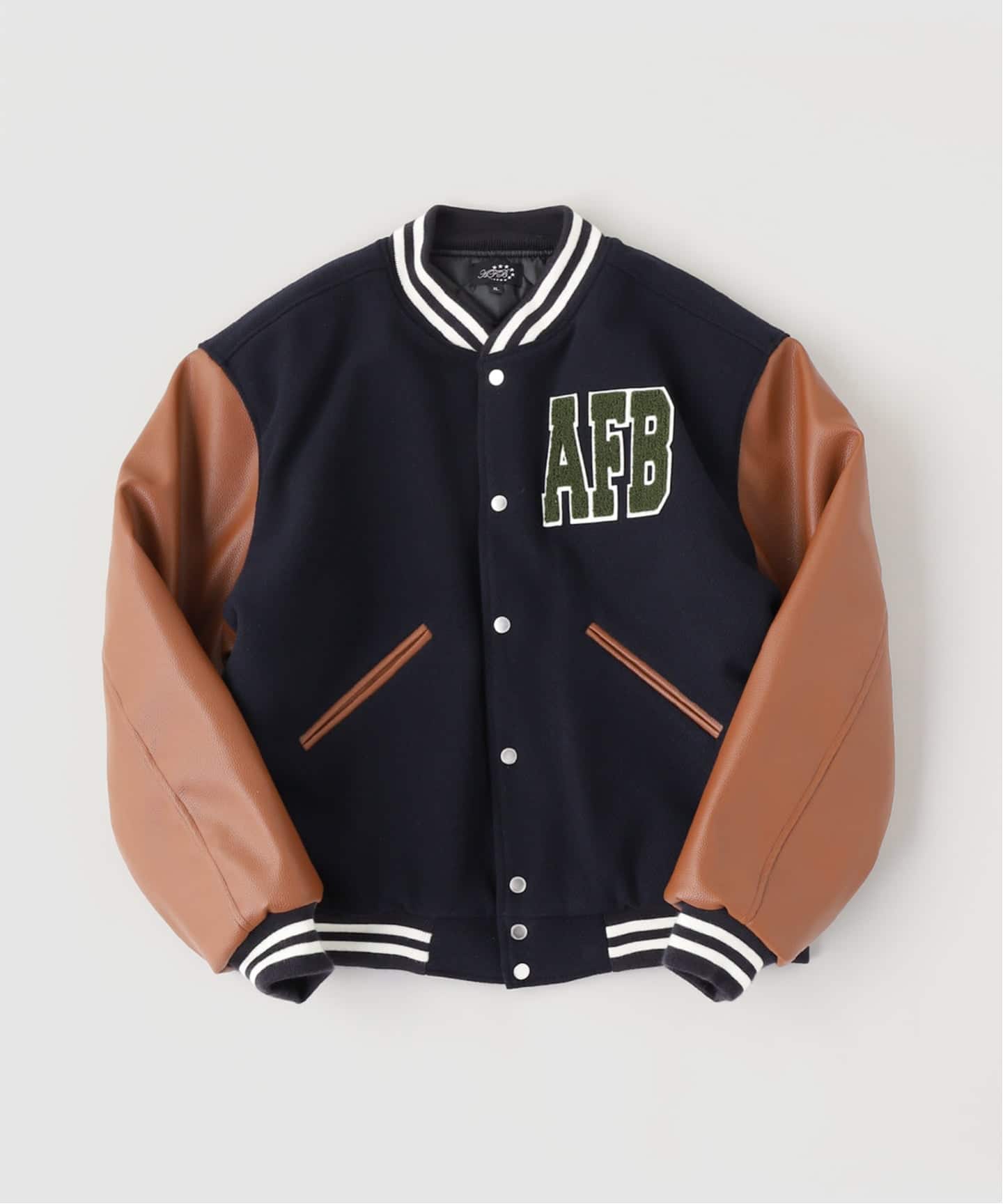 【ジャン】afb スタジャン AFB / エーエフビー EX VARSITY JACKET（スタジャン）｜PULP（パルプ