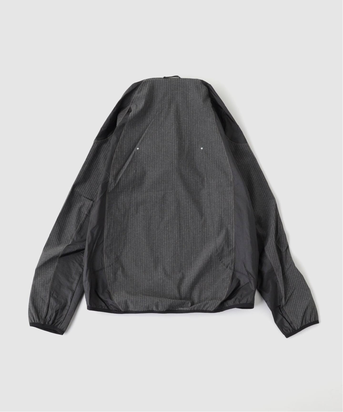 ROA / ロア NUMB PINSTRIPED HOODED WIND JACKET（ナイロンジャケット