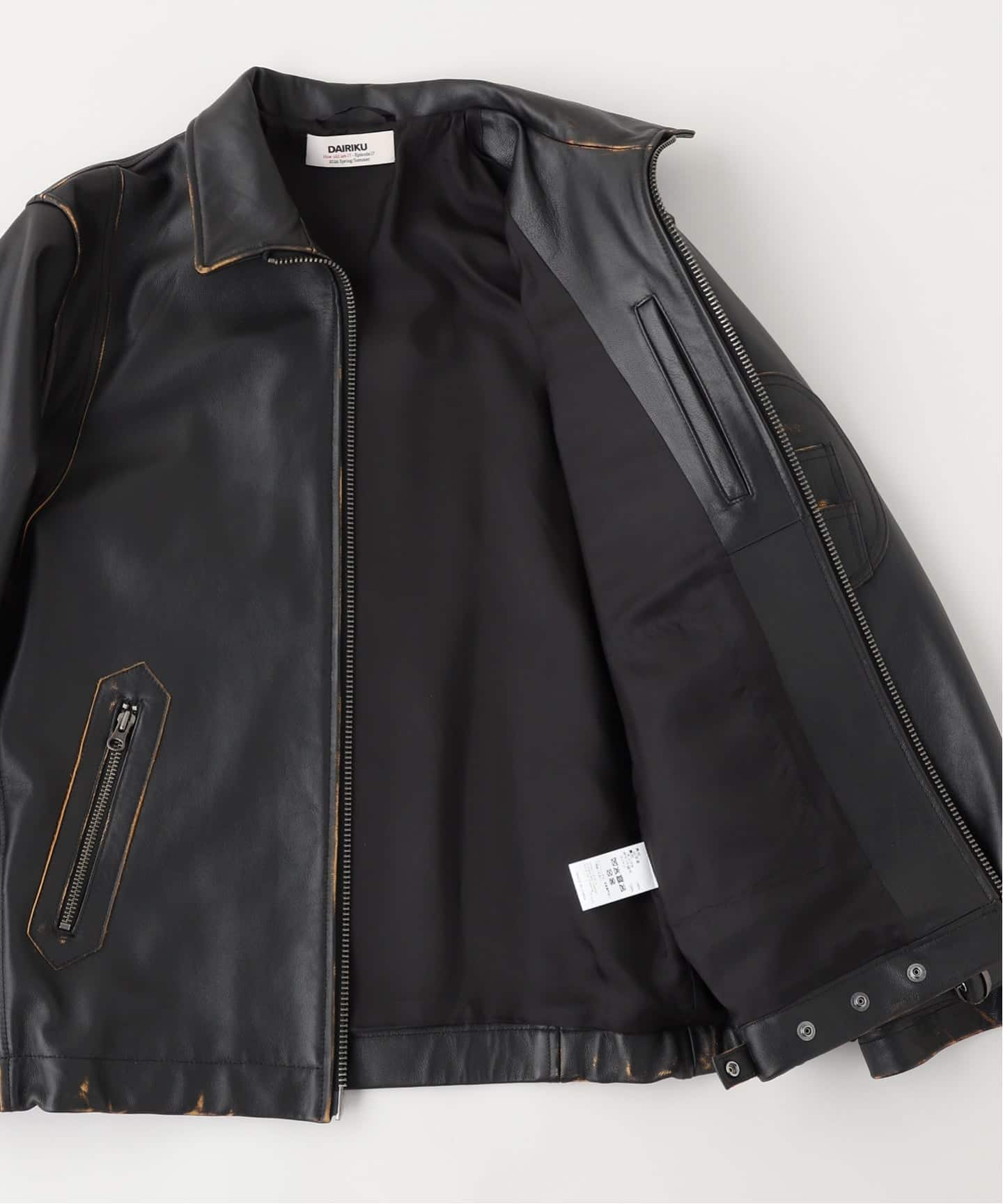 DAIRIKU / ダイリク MIllitary Leather Flight Jacket（レザー