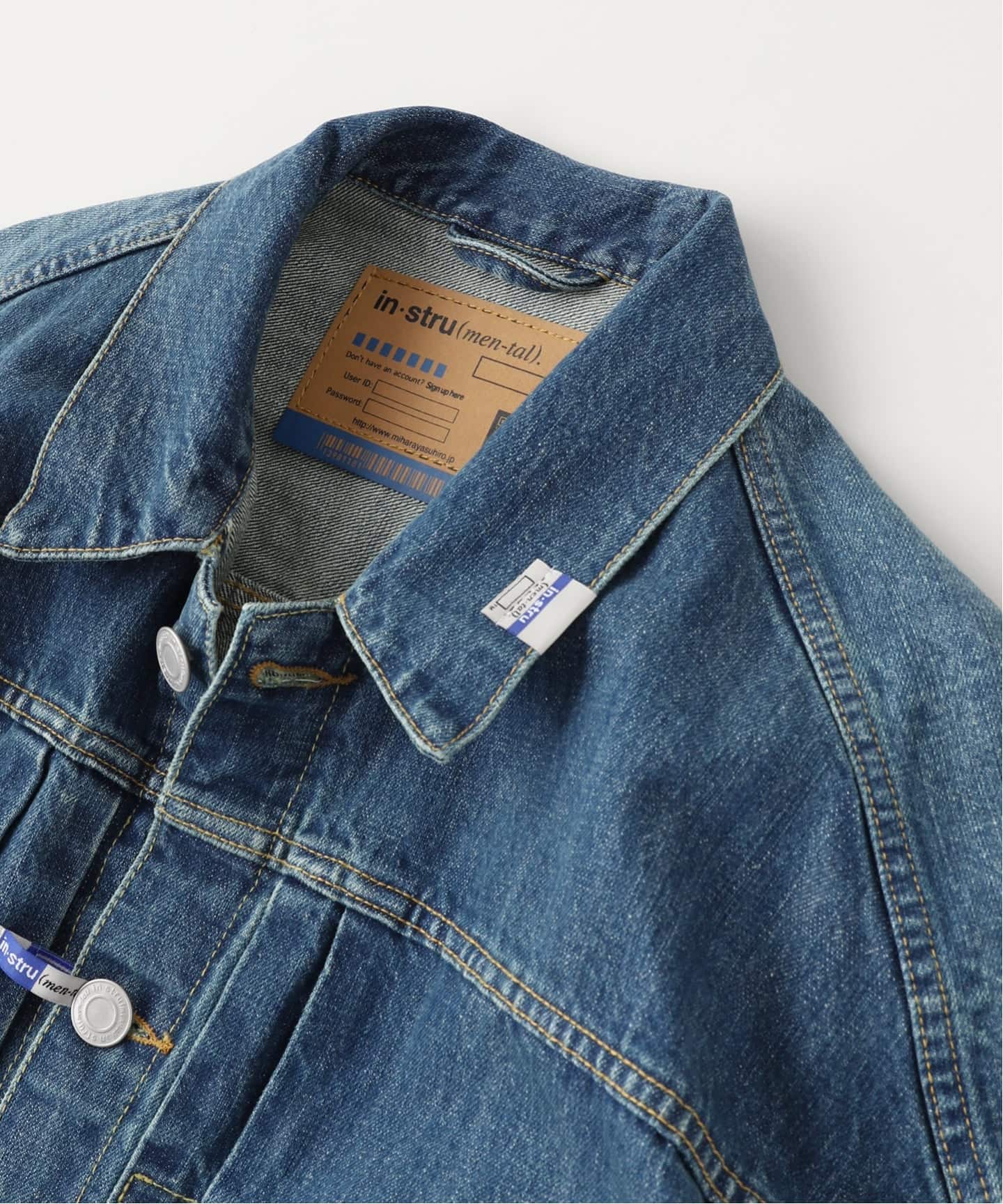 IN STRU(MEN-TAL) / インストルメンタル HARD WASHED SELVAGE DENIM