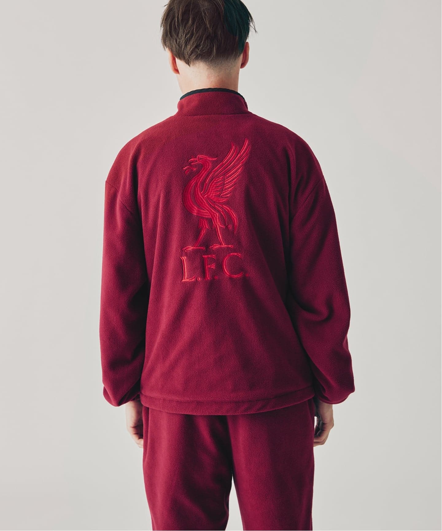 Liverpool FC / リバプールFC】 Reversible snap fleece（ボア