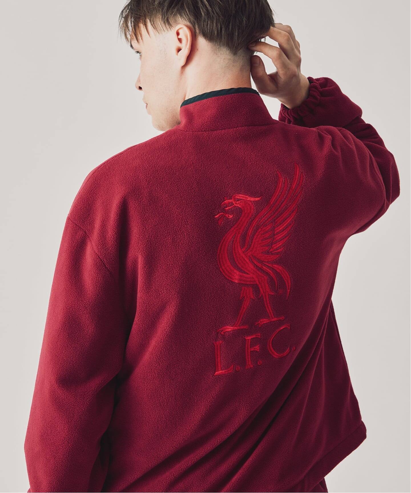 Liverpool FC / リバプールFC】 Reversible snap fleece（ボア
