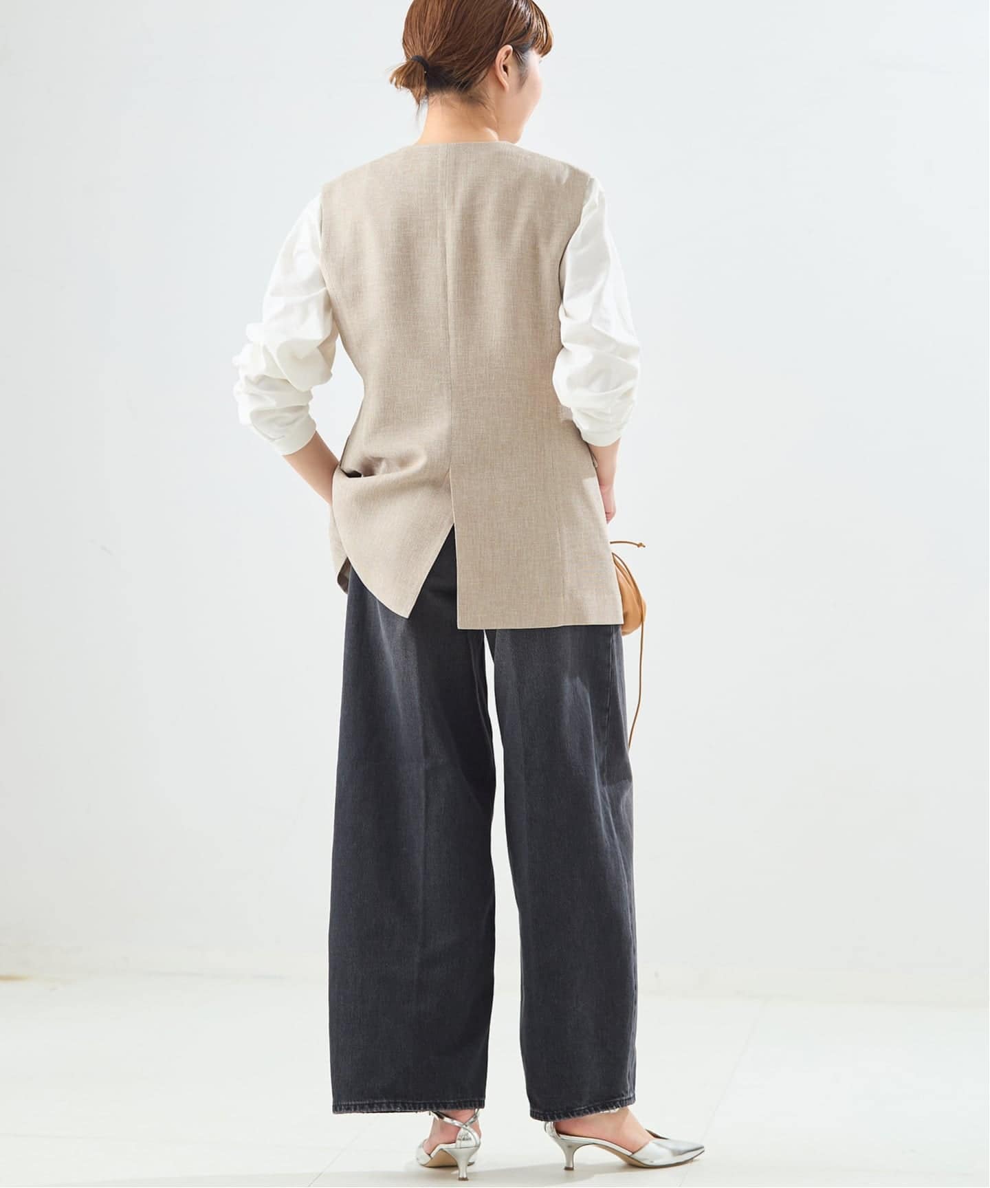 予約》リノオックス ノーカラーベスト（ベスト）｜JOURNAL STANDARD L