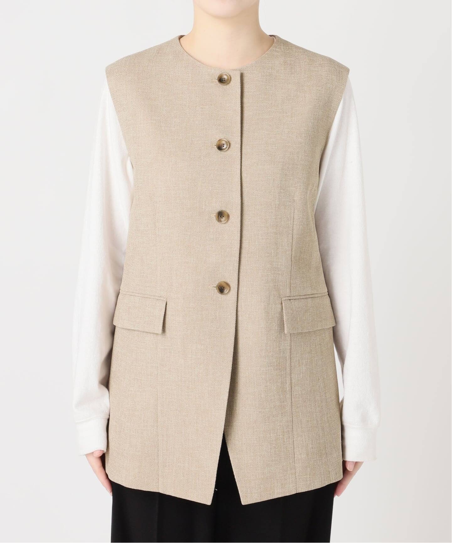 予約》リノオックス ノーカラーベスト（ベスト）｜JOURNAL STANDARD L