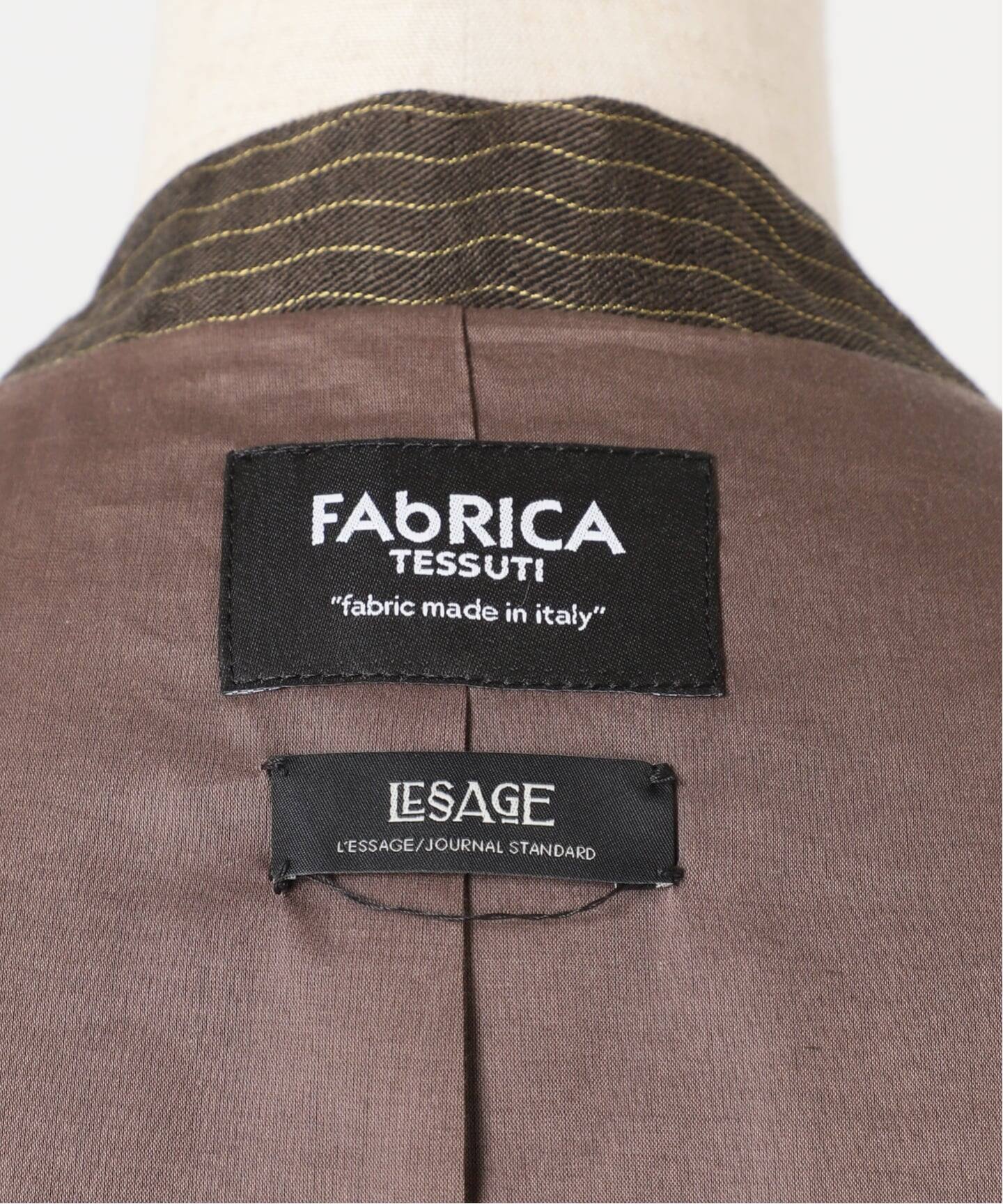 予約》FABRICAリネンストライプベスト（ベスト）｜JOURNAL STANDARD L