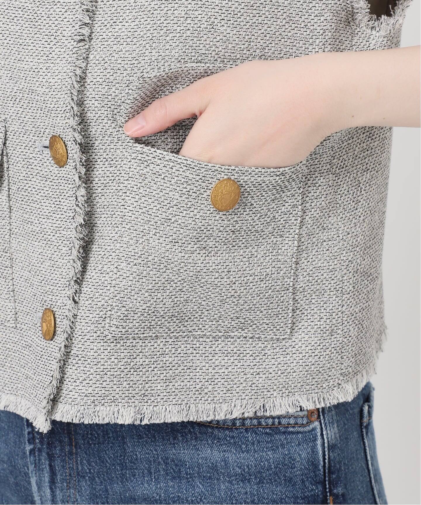 ★maacoさま専用★【LESSAGE】GIOLICA ツイードベスト journal standard L'essage（ジャーナルスタンダードレサージュ）の