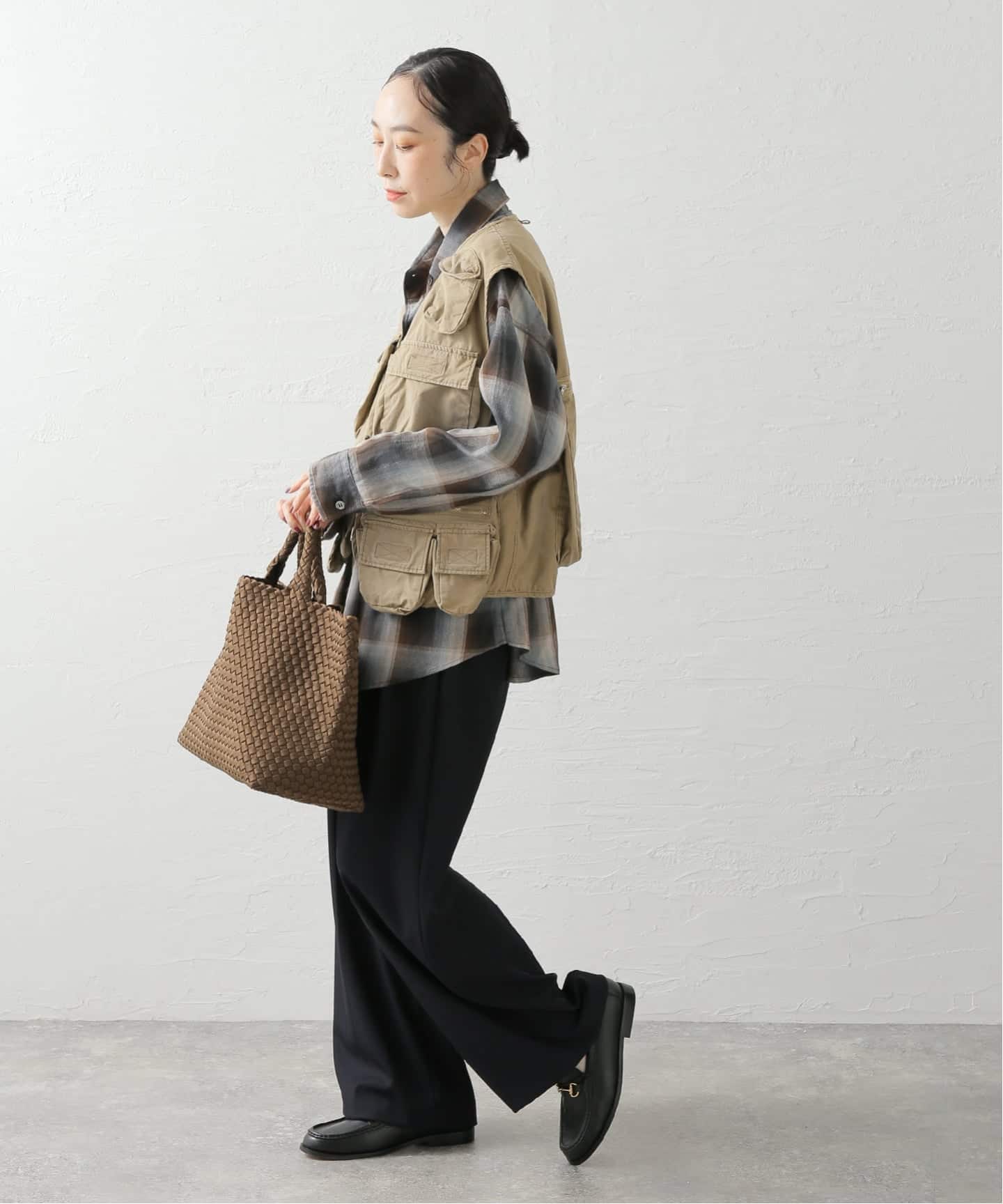 INSCRIRE/アンスクリア Cotton Rip Stop Fishing Vest ベスト（ベスト