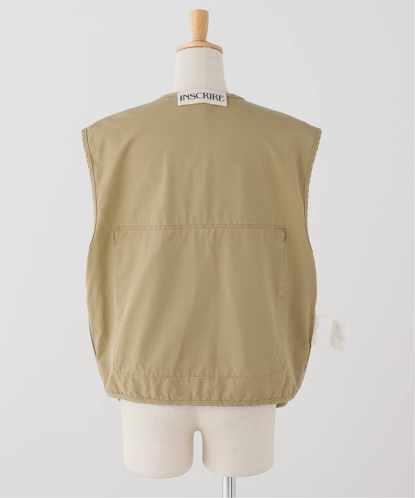 INSCRIRE/アンスクリア Cotton Rip Stop Fishing Vest ベスト（ベスト