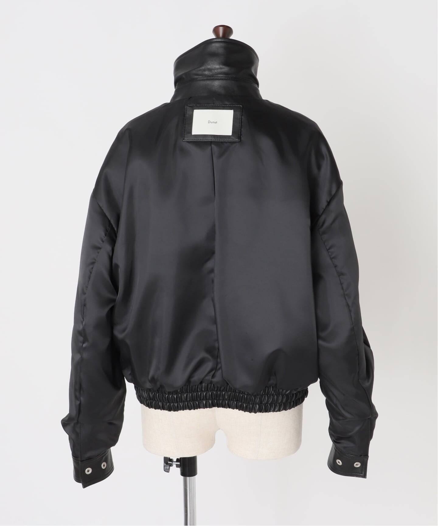 DUNST/ダンスト UNISEX CROPPED ALTER-LEATHER BLOUSON ジャケット