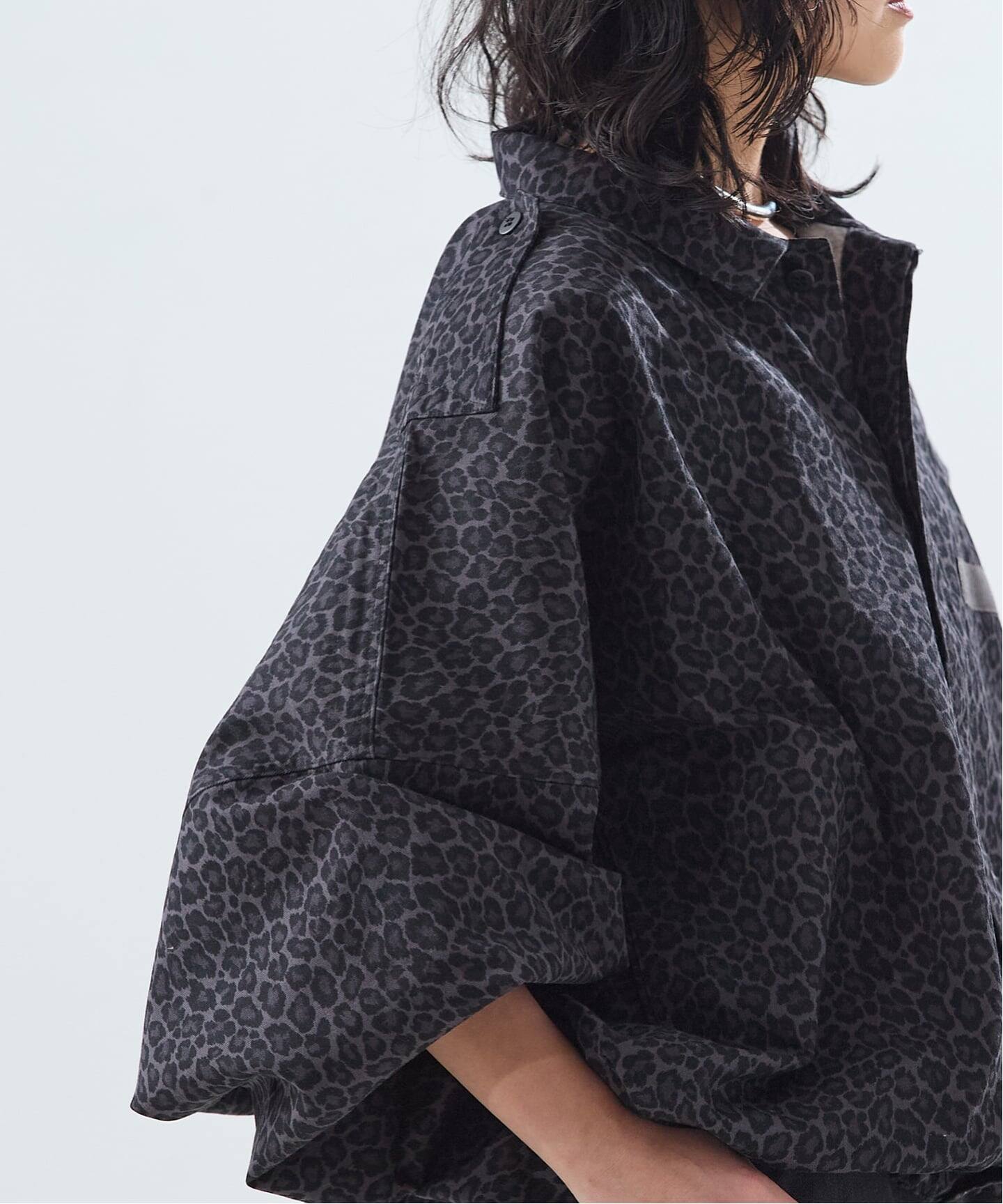 別注【ILL ONE EIGHTY/イル ワンエイティ】LEOPARD ショートブルゾン 