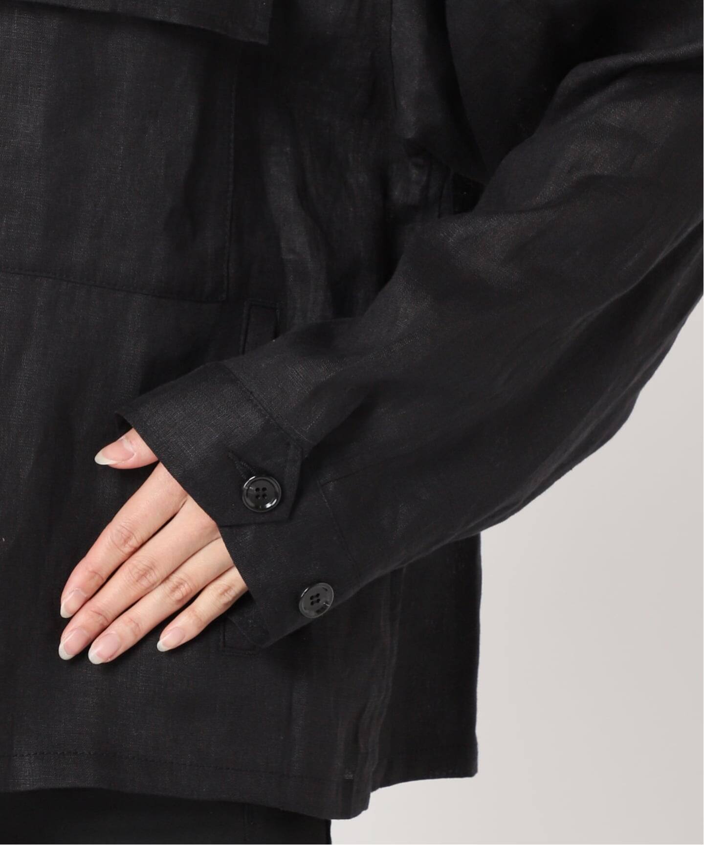 追加予約》リネンミリタリージャケット（ミリタリー）｜JOURNAL