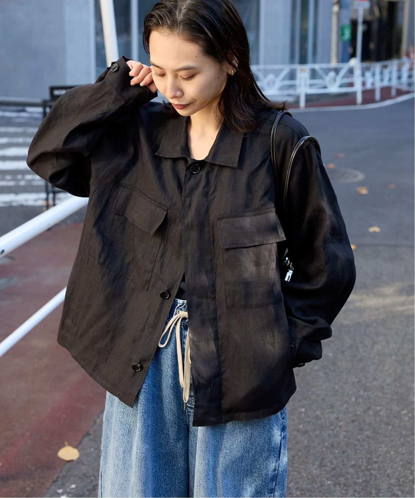 JOURNAL STANDARD　リネンミリタリージャケット 追加予約》リネンミリタリージャケット（ミリタリー）｜JOURNAL