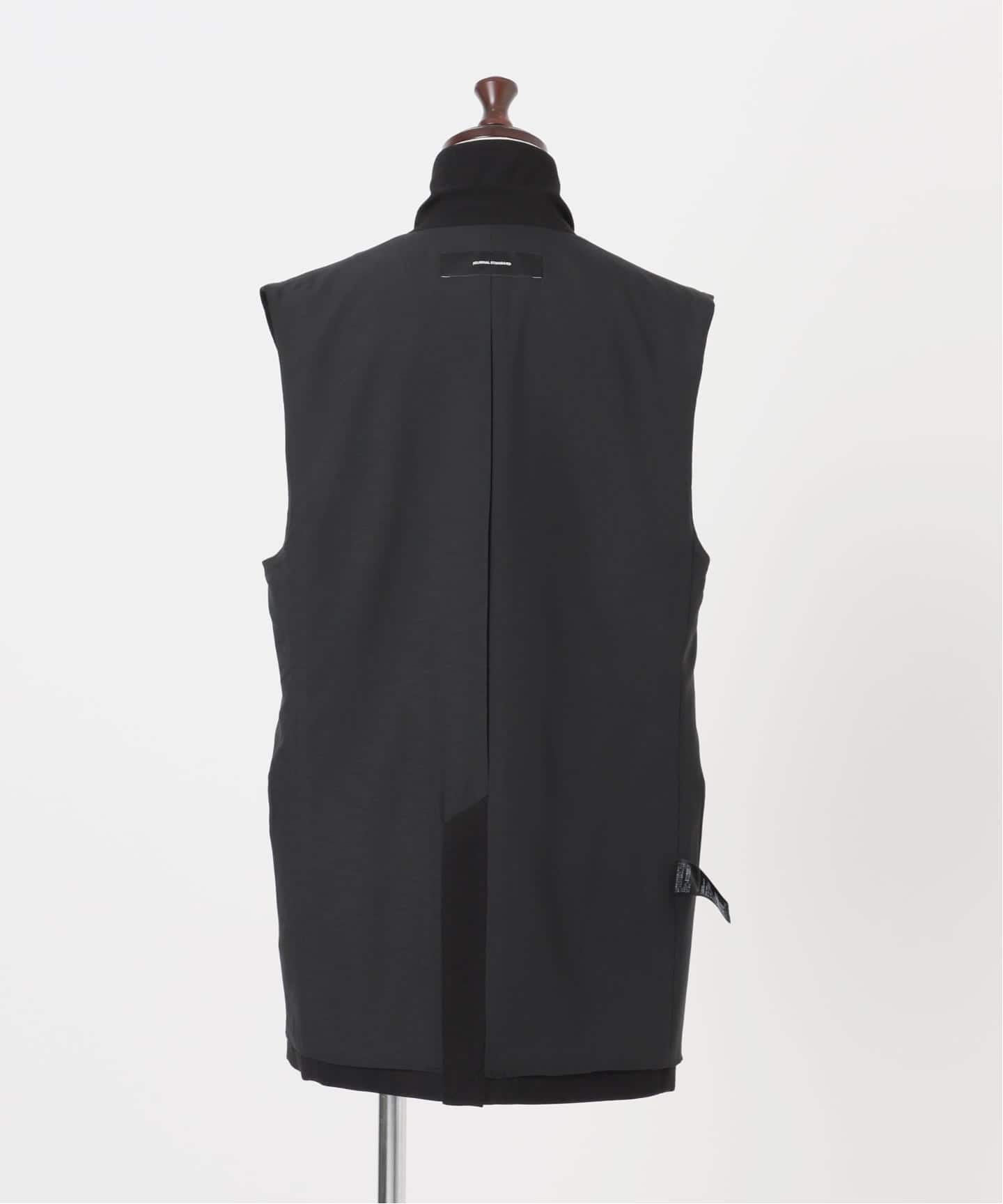 【2025SS】JOURNAL STANDARD アイアスストレッチ ベスト 黒 予約》アイアスストレッチ ベスト（ベスト）｜JOURNAL STANDARD