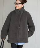 《新色あり/追加予約》エコファーショートブルゾン