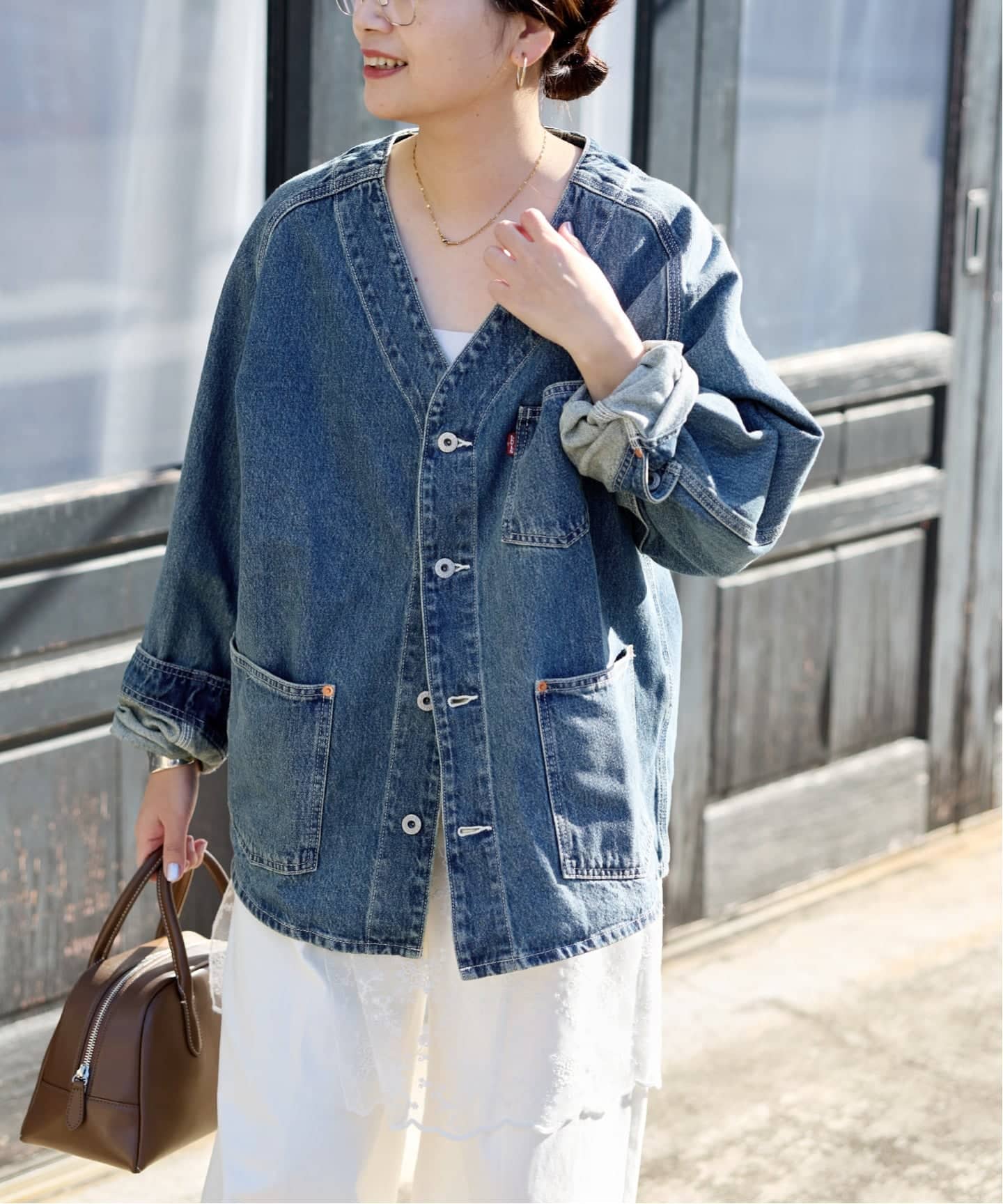 45R コットンデニムカーディガン　ウラケジャケット 追加予約》別注【LEVI'S(R)/リーバイス(R)】UNION ENGINEER CARDIGAN