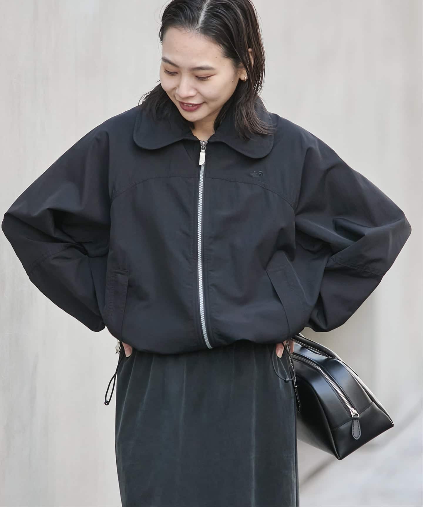 ★美品★IENA LIMONTA ジップアップブルゾン ブラック36 ☆美品☆IENA LIMONTA ジップアップブルゾン ブラック36 【公式通販】