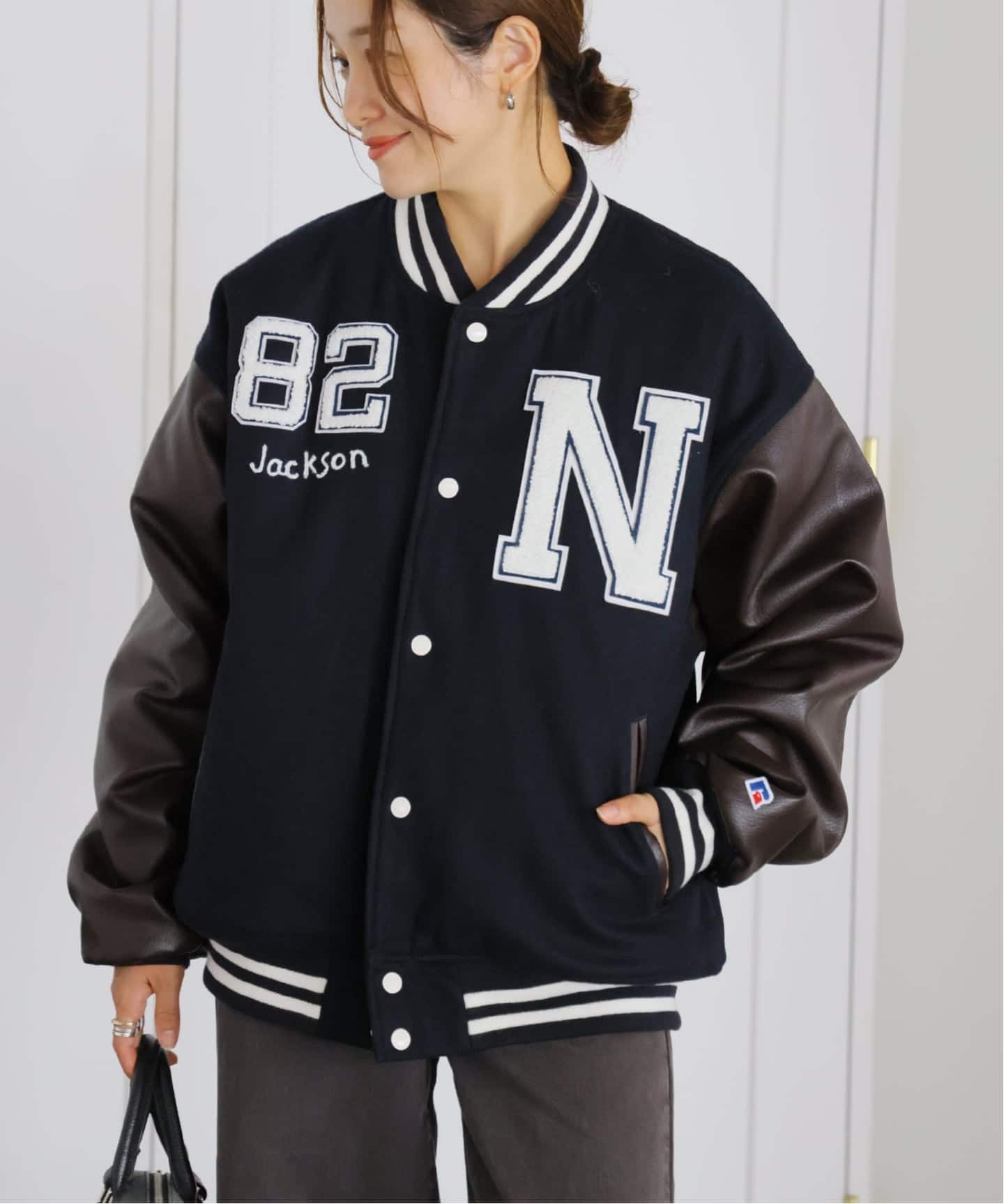 シャンシャンさま♡専用 予約》別注【RUSSELL ATHLETIC*JM for JS】 サーモライトスタジャン
