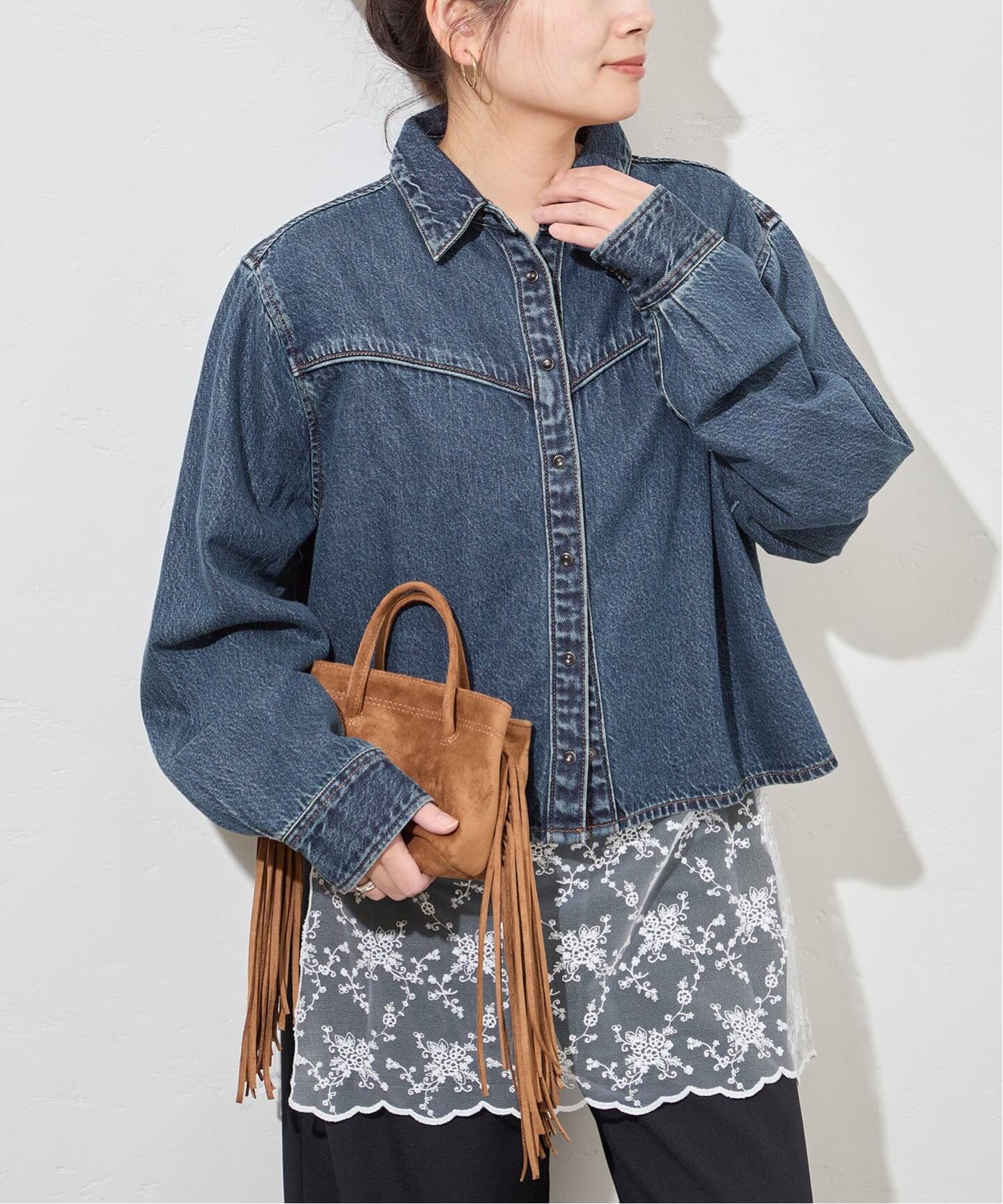 予約》別注【LEVI'S(R)/リーバイス(R)】 for JS LOGAN SHACKET（デニム