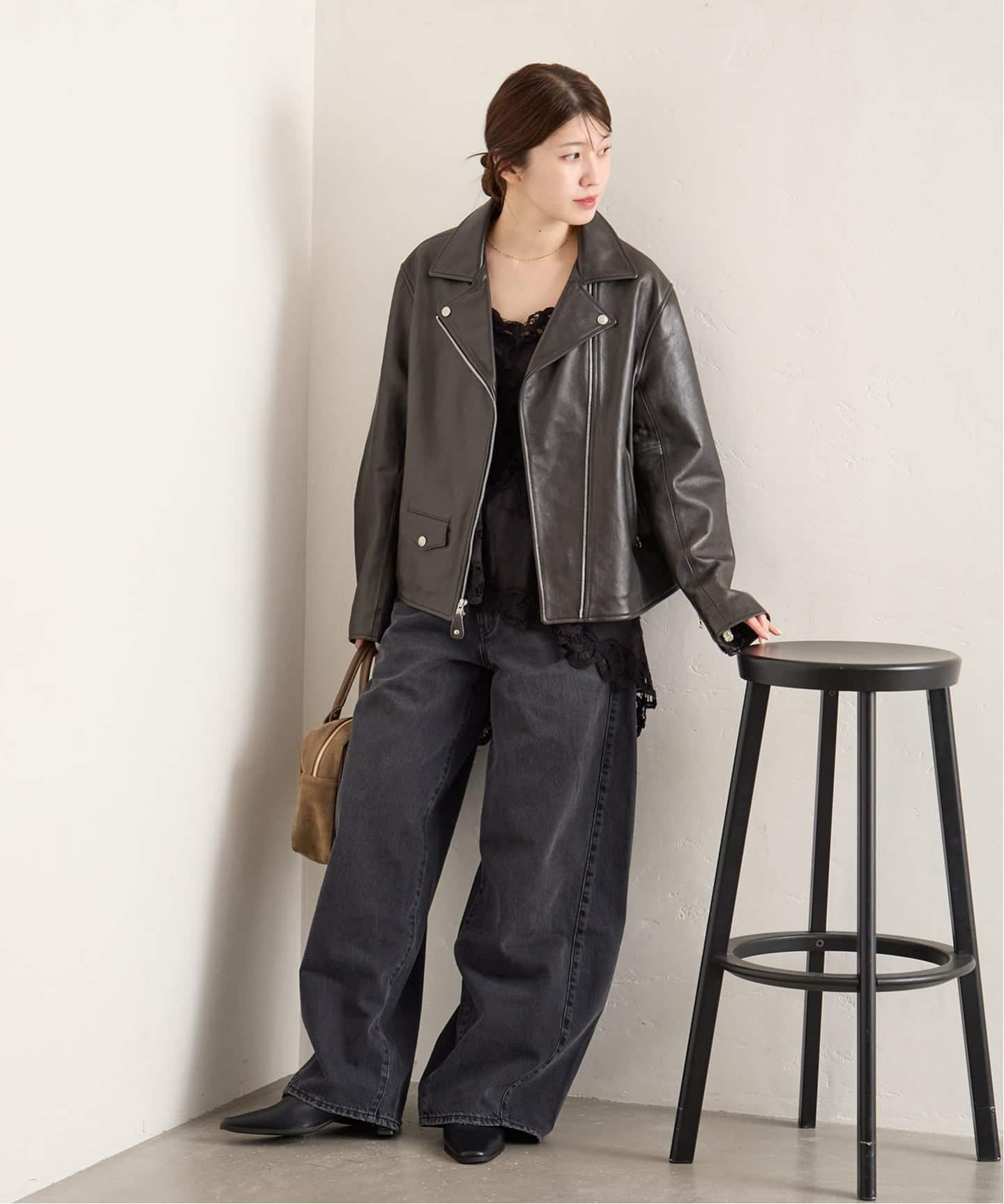 予約》別注【Schott/ショット】for JS ラムレザー ダブルライダース