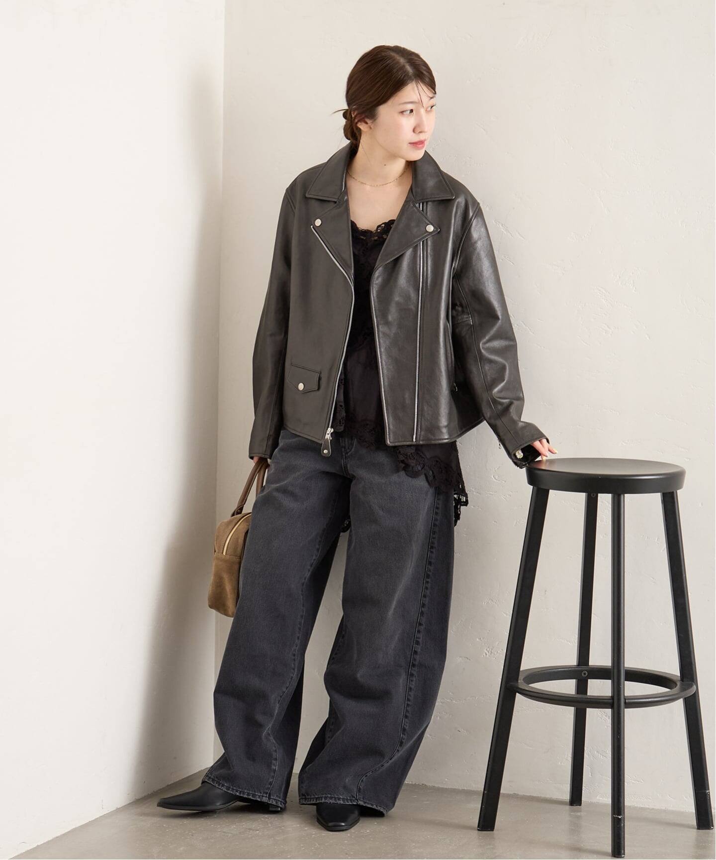 別注【Schott/ショット】for JS ラムレザー ダブルライダース 