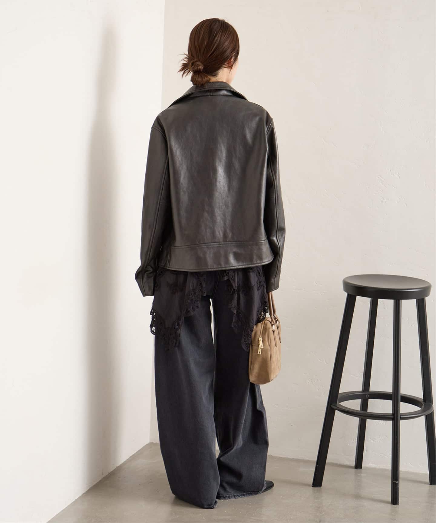 予約》別注【Schott/ショット】for JS ラムレザー ダブルライダース
