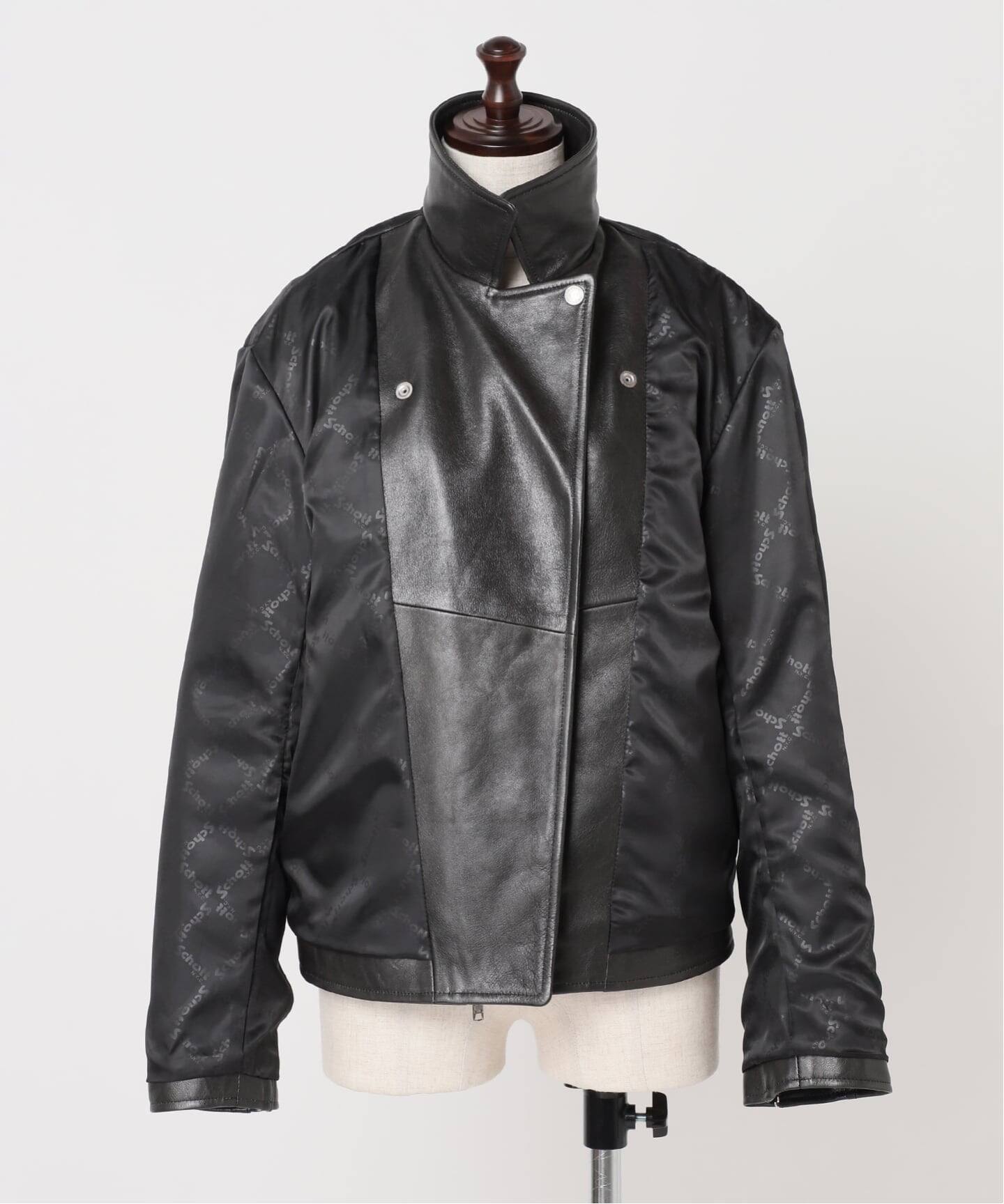 JOURNAL STANDARD ラムレザー ダブルライダースジャケット M 予約》別注【Schott/ショット】for JS ラムレザー ダブルライダース