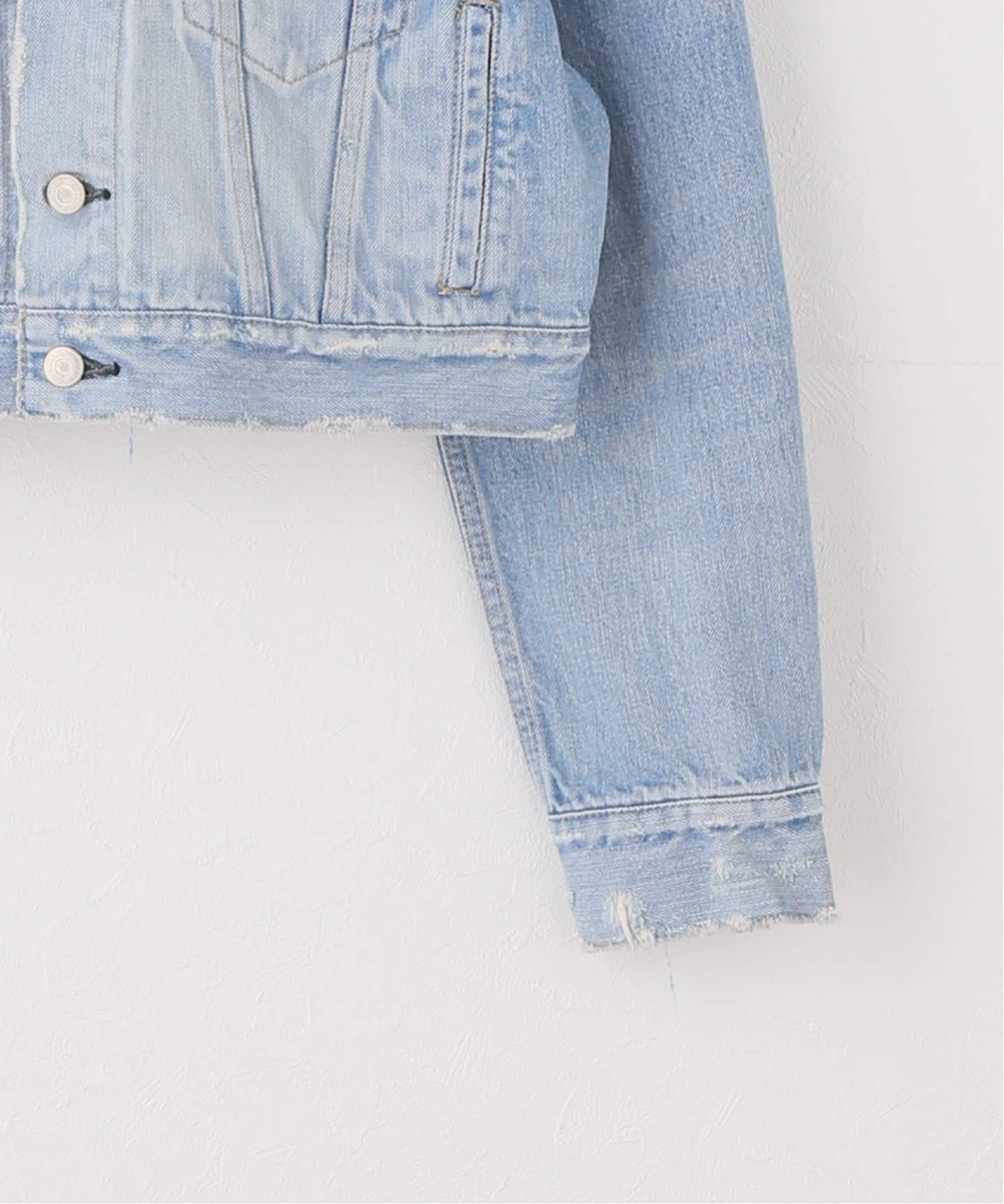 HOLIDAY/ホリデイ】 DAMAGE DENIM PADDED SHOULDER JAC（デニム