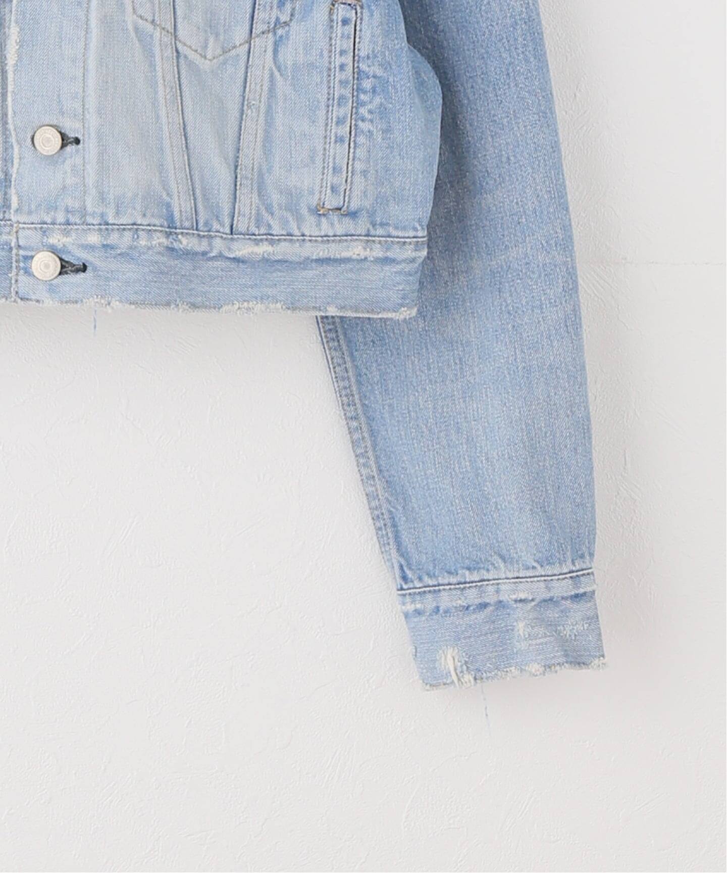 HOLIDAY/ホリデイ】 DAMAGE DENIM PADDED SHOULDER JAC（デニム 