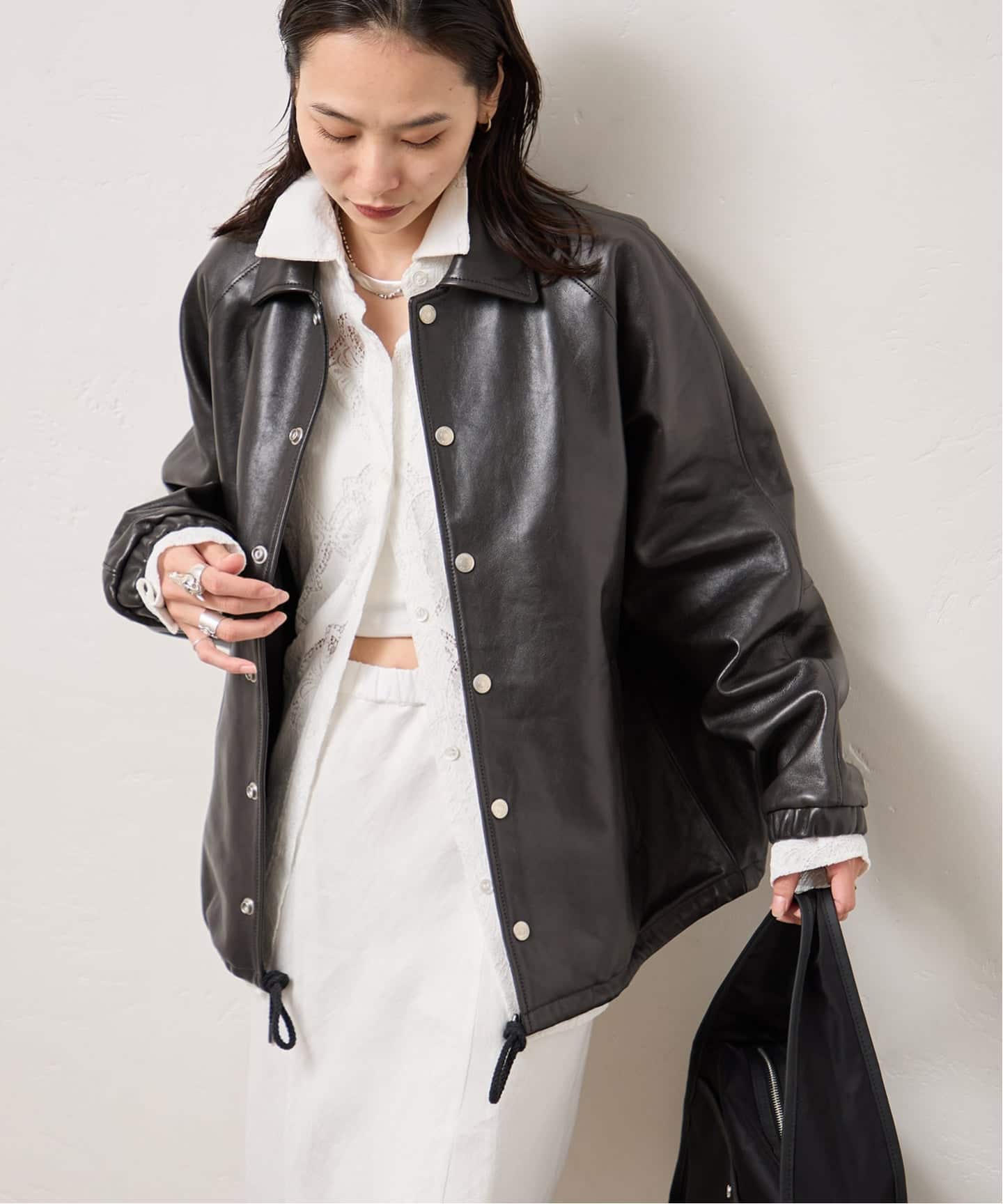予約》別注【Schott/ショット】for JS ラムレザー コーチジャケット