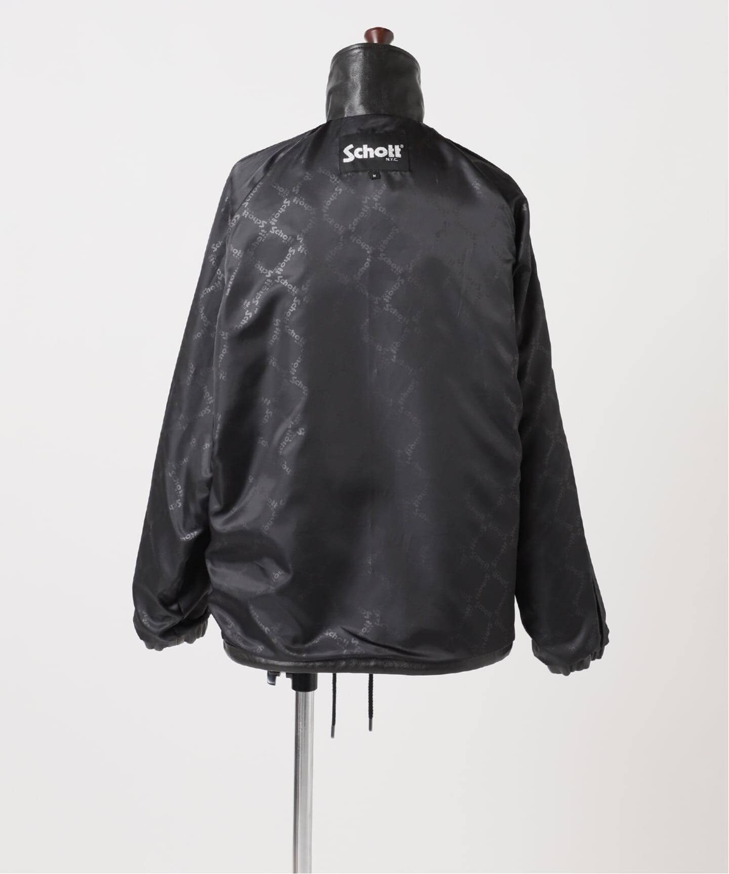 別注【Schott/ショット】for JS ラムレザー コーチジャケット（レザー 