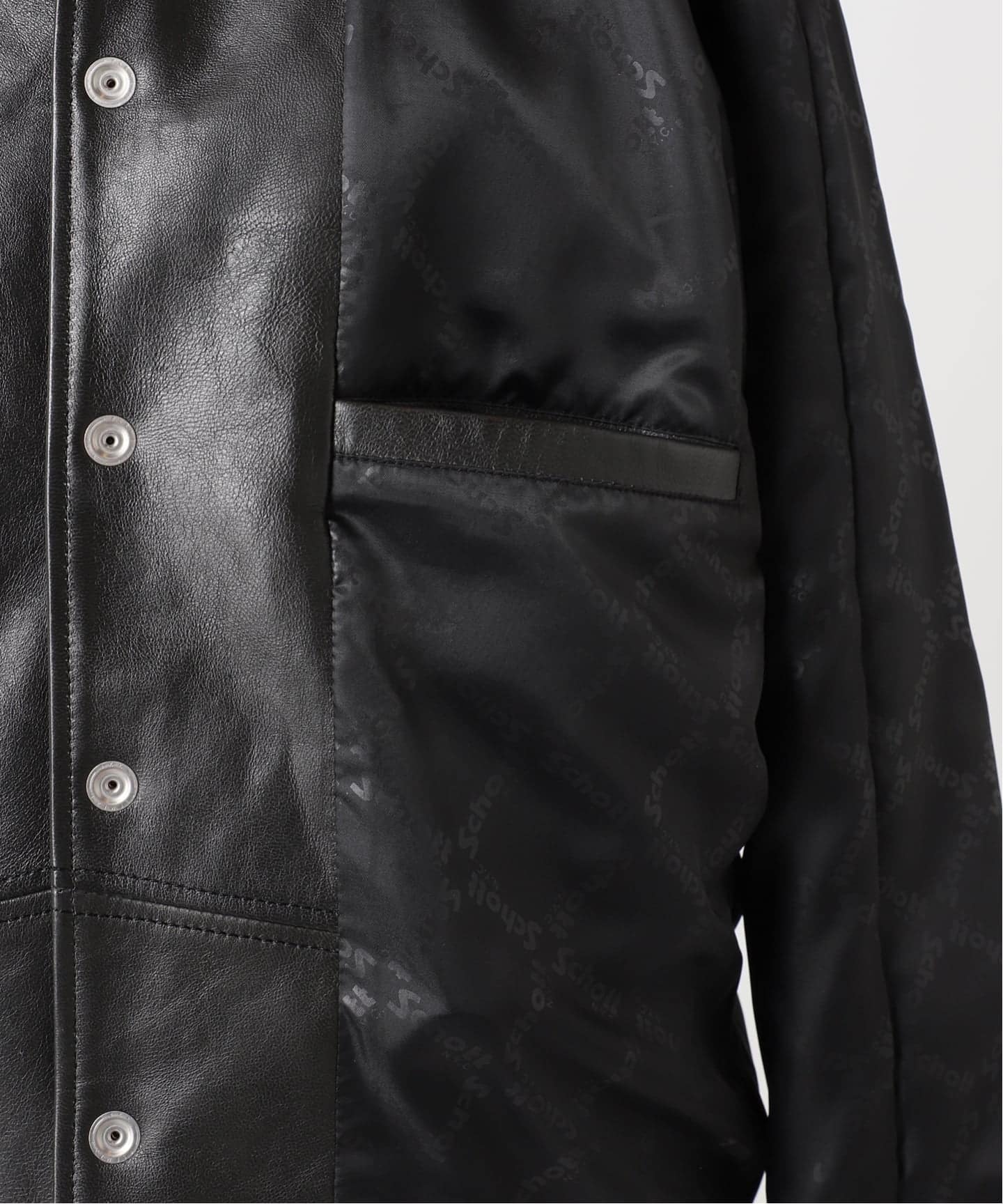 予約》別注【Schott/ショット】for JS ラムレザー コーチジャケット