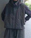 ナイロンナカワタキルトベスト