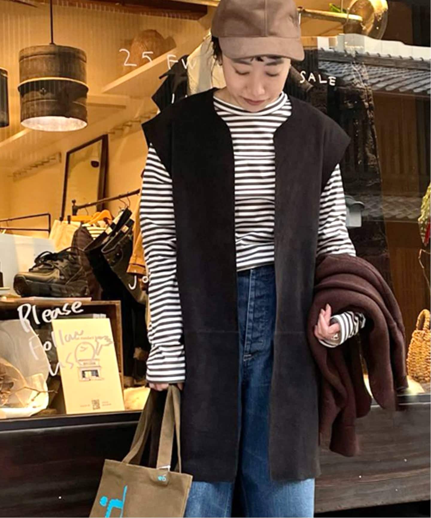 スウェードベスト（ベスト）｜journal standard luxe（ジャーナル