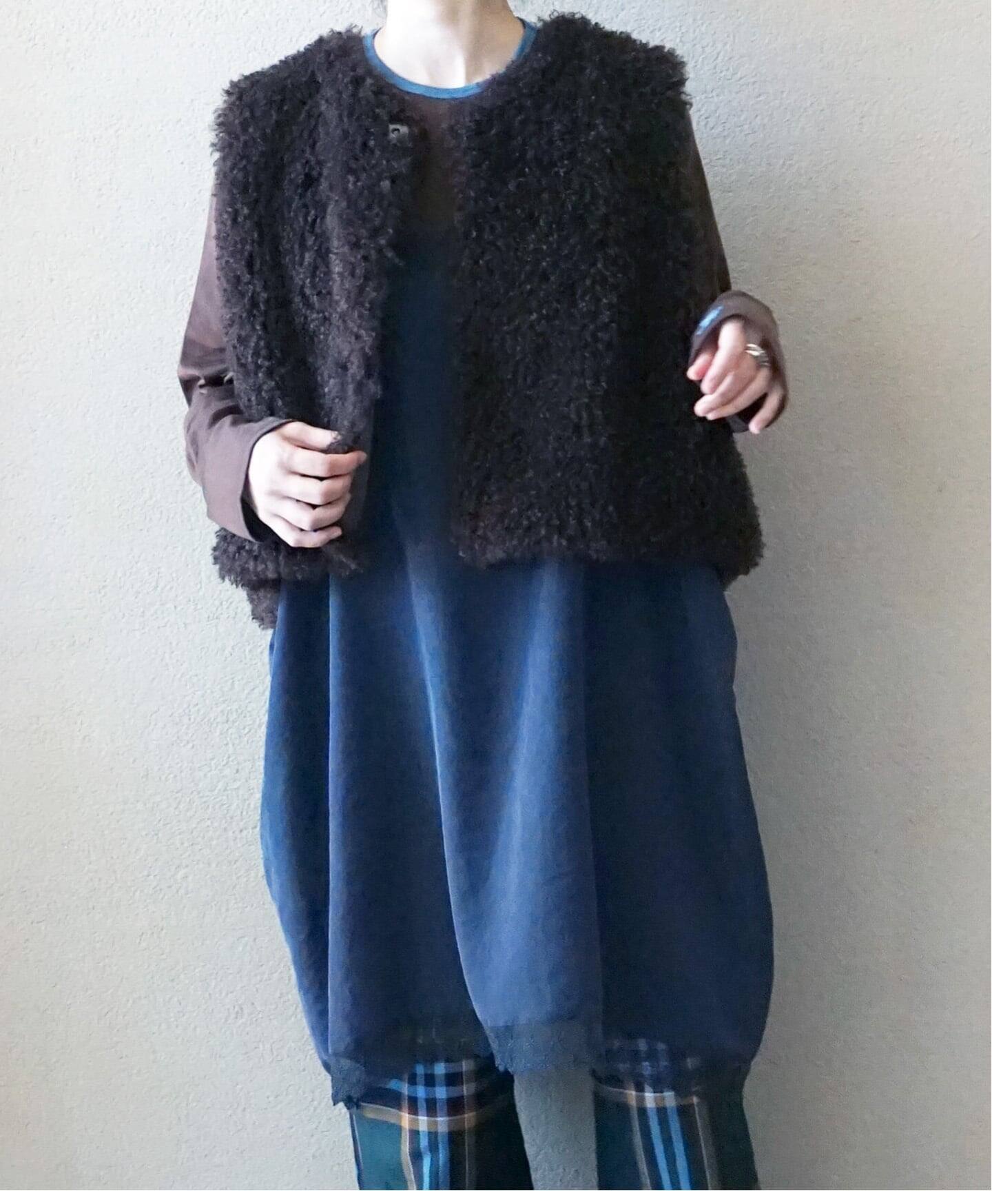 カーリーショートベスト（その他ブルゾン／アウター）｜journal