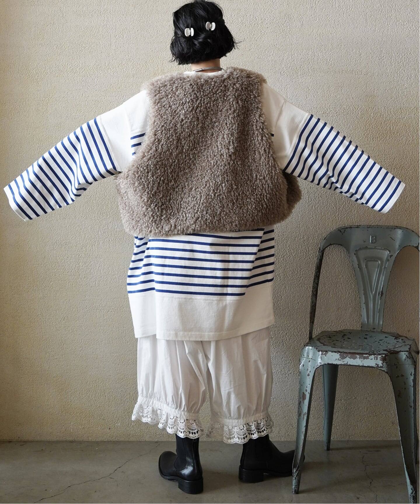 カーリーショートベスト（その他ブルゾン／アウター）｜journal