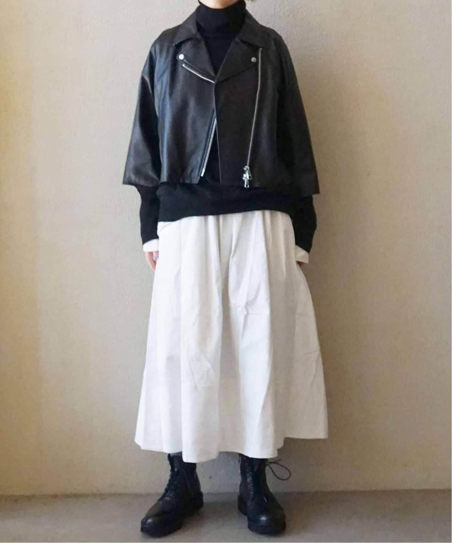 レザー ショートライダースジャケット（レザージャケット）｜journal